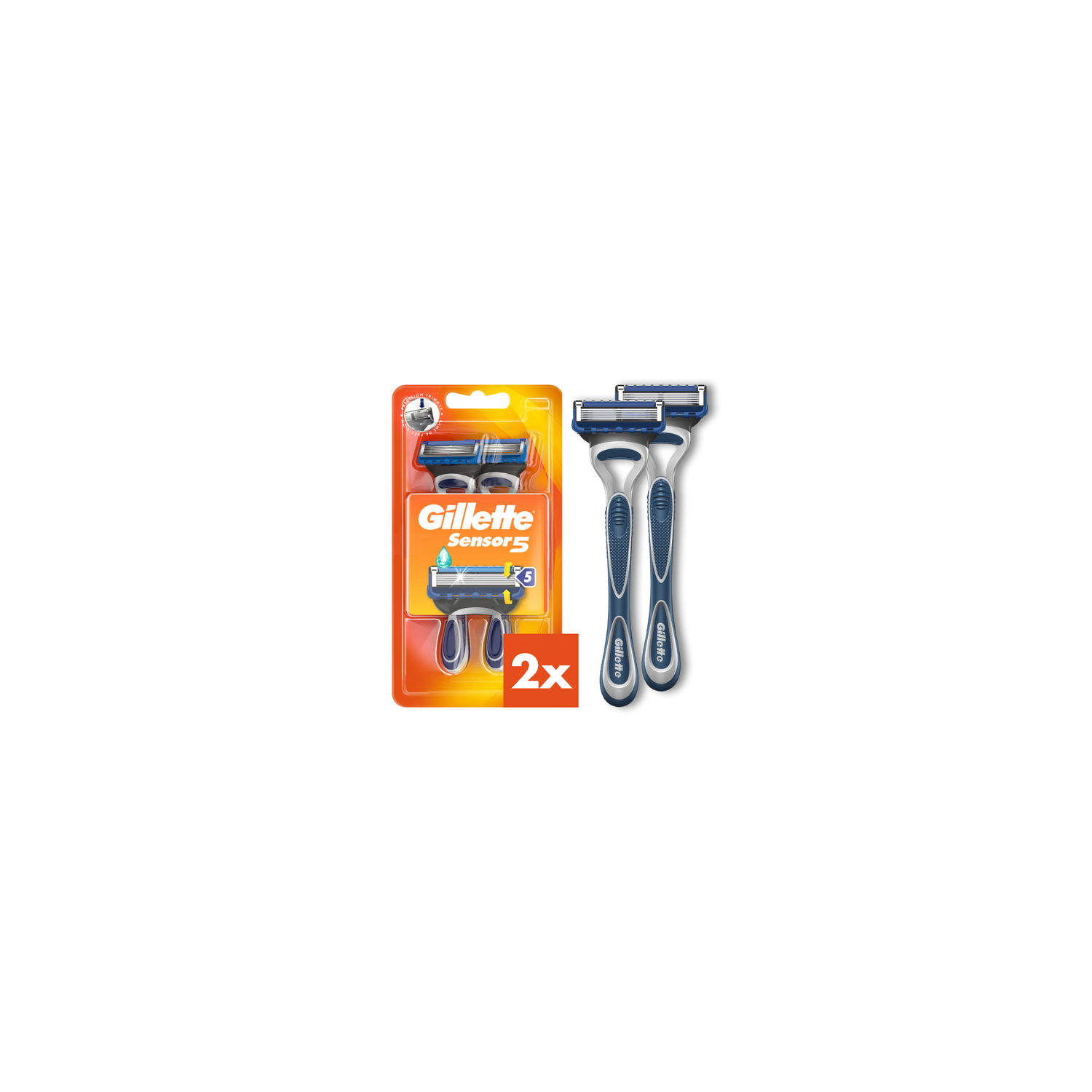 Gillette Sensor 5 Razors - 2 Count Image 1 of 2