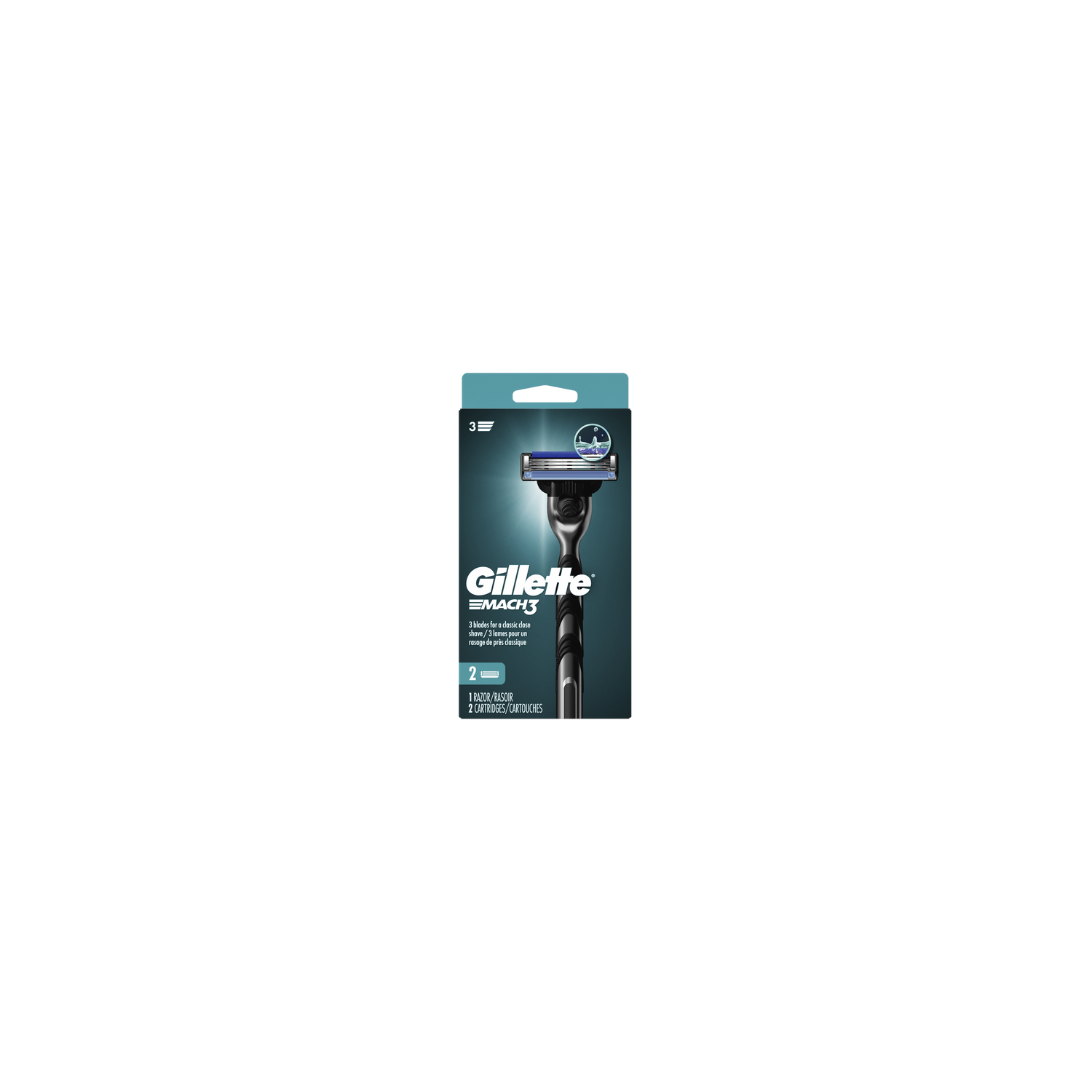 Gillette Mach3 Men's Razor & Razor Blade Refills - 1 Kit Image 1 of 2