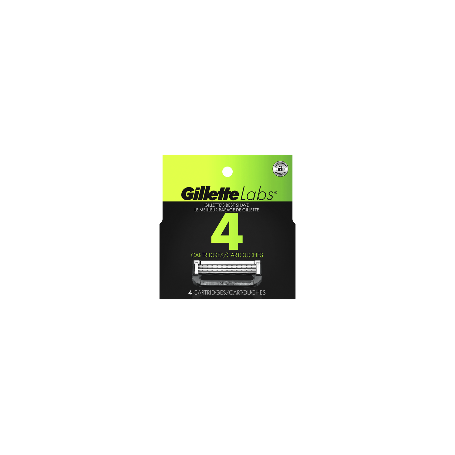 Gillette Labs Cartridges - 4 Count