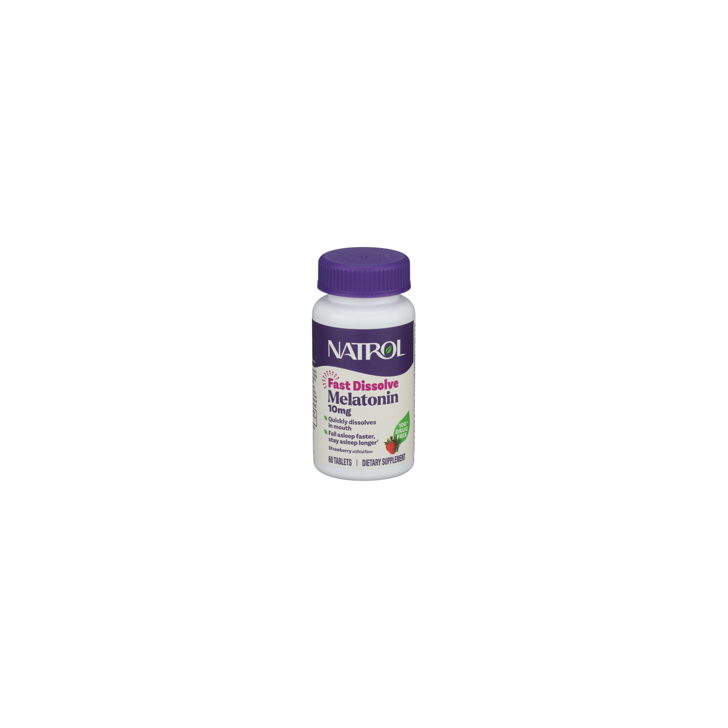 Natrol Melatonin 10mg Fast Dissolve Tablets - 60 Count Image 1 of 2
