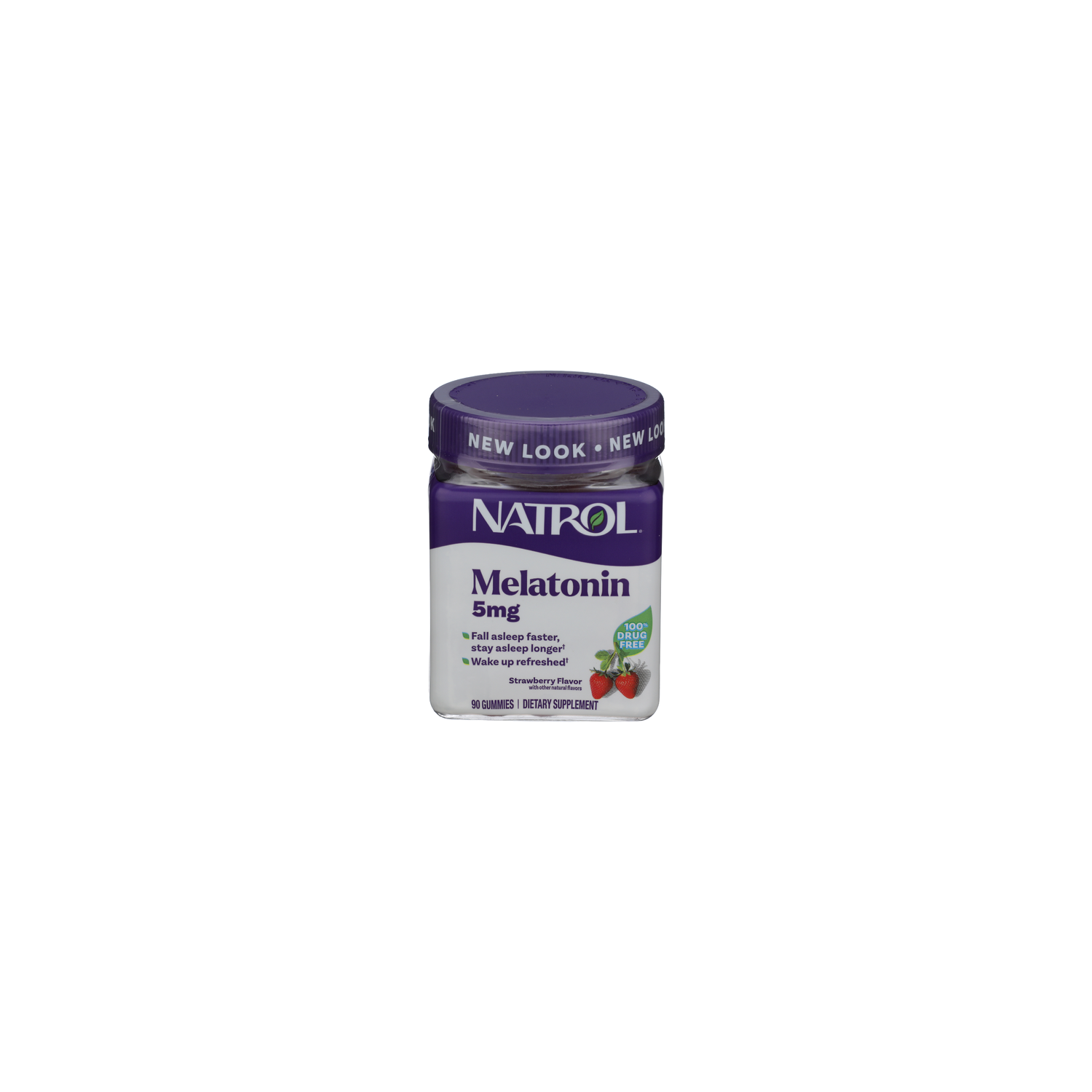 Natrol Strawberry Sleep Melatonin - 90 Count Image 1 of 2