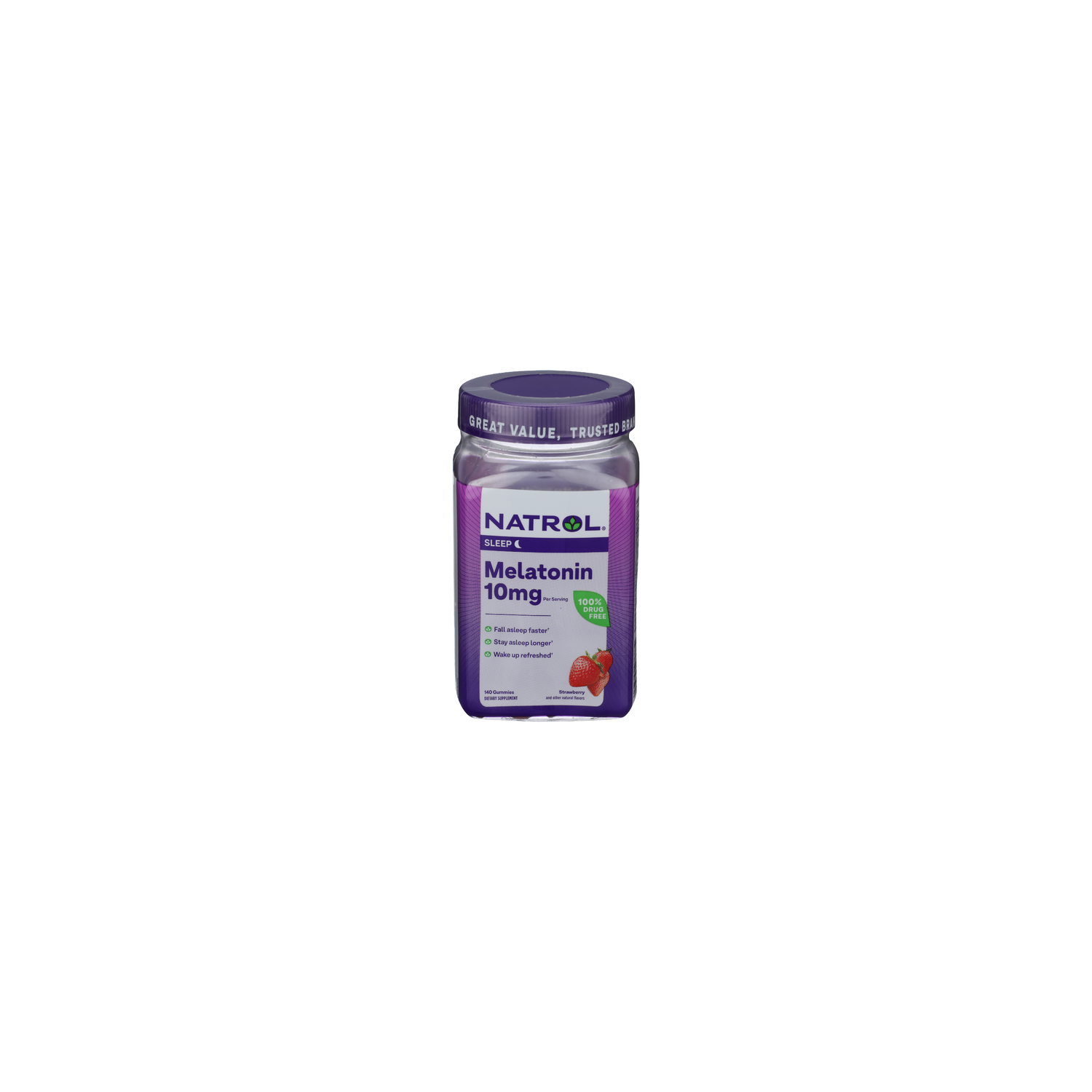 Natrol Strawberry Flavor Melatonin Gummy - 140 Count Image 1 of 2