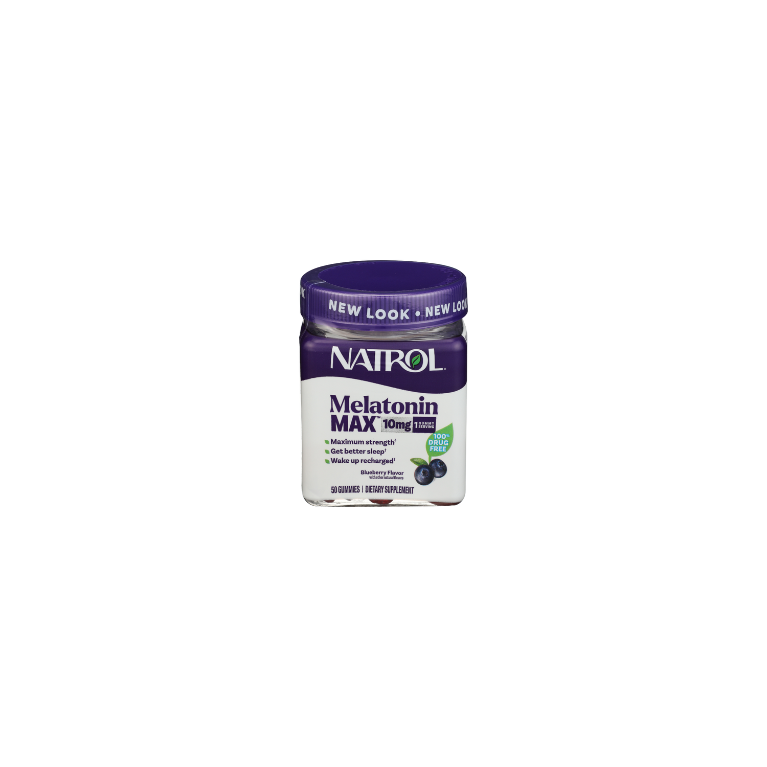 Natrol Blueberry Gummies Melatoninmax Gummy - 50 Count Image 1 of 2