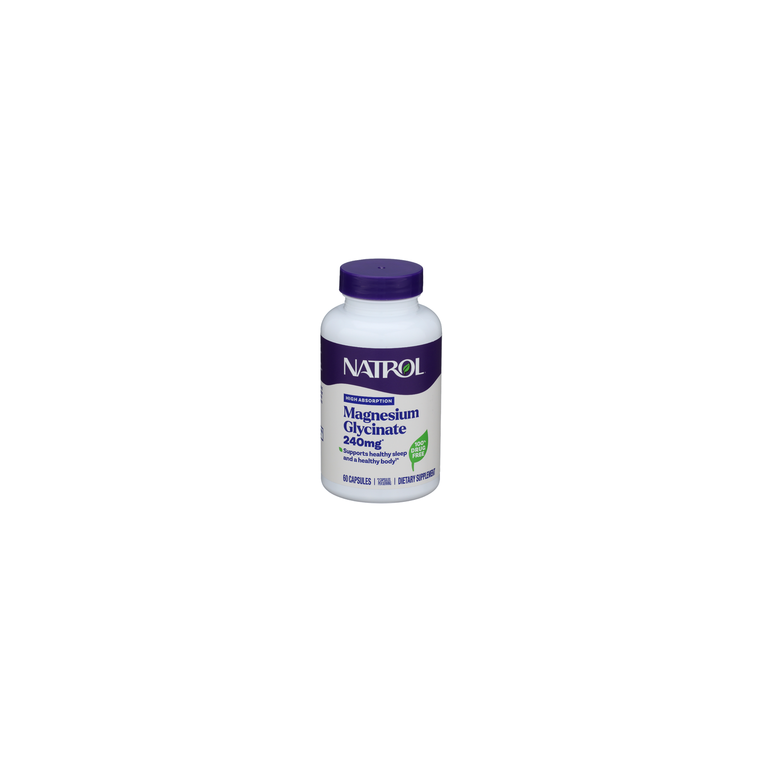 Natrol Magnesium Glycinate Capsule - 60 Count Image 1 of 2