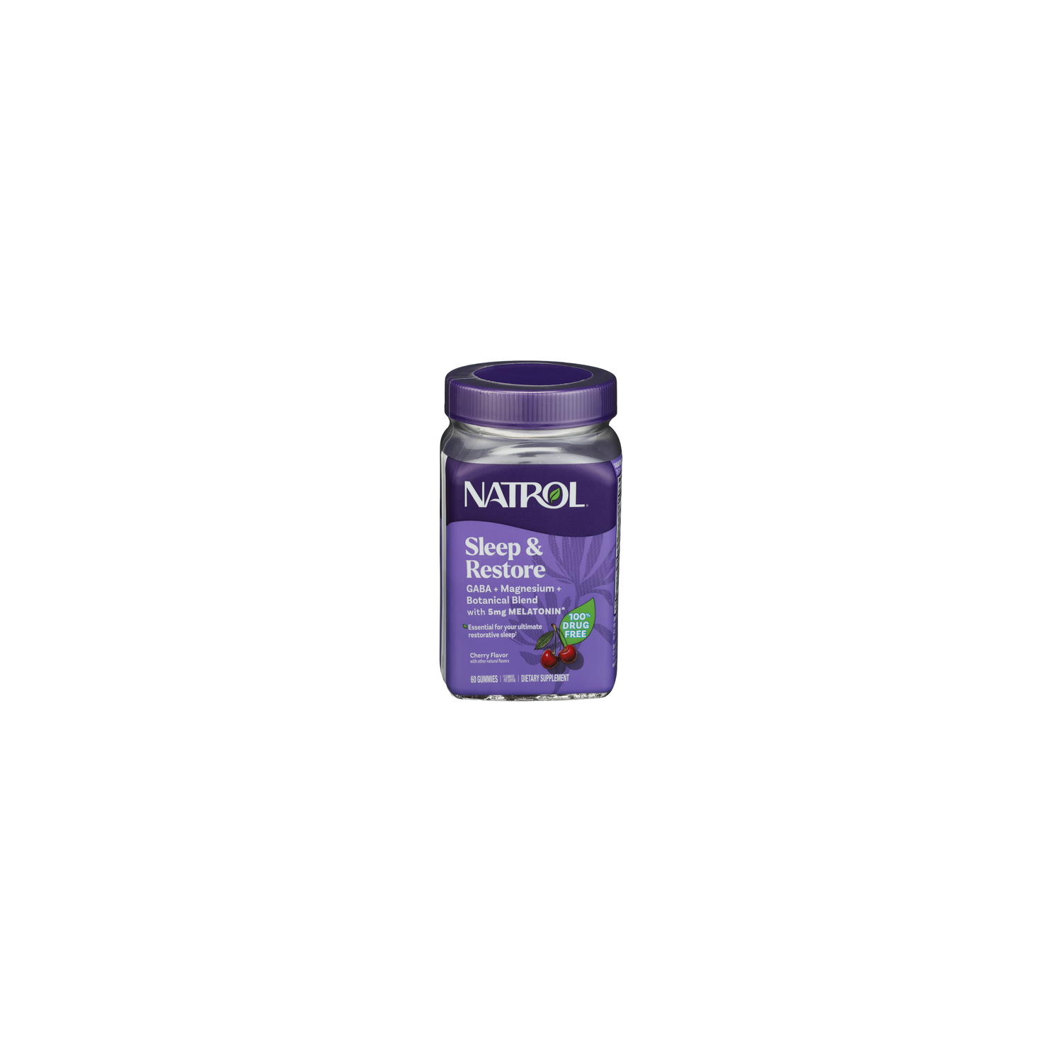 Natrol Tart Cherry Gummies Sleep & Restore With Melatonin - 60 Count Image 1 of 2