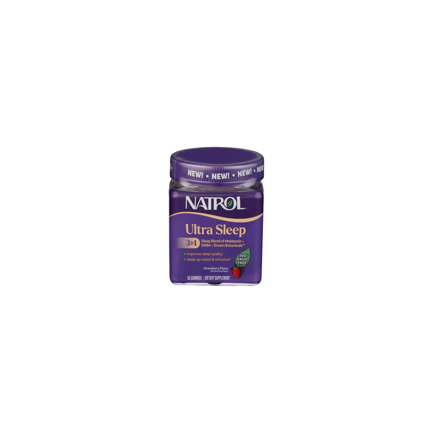 Natrol Ultra Sleep Melatonin Gummy - 50 Count Image 1 of 2