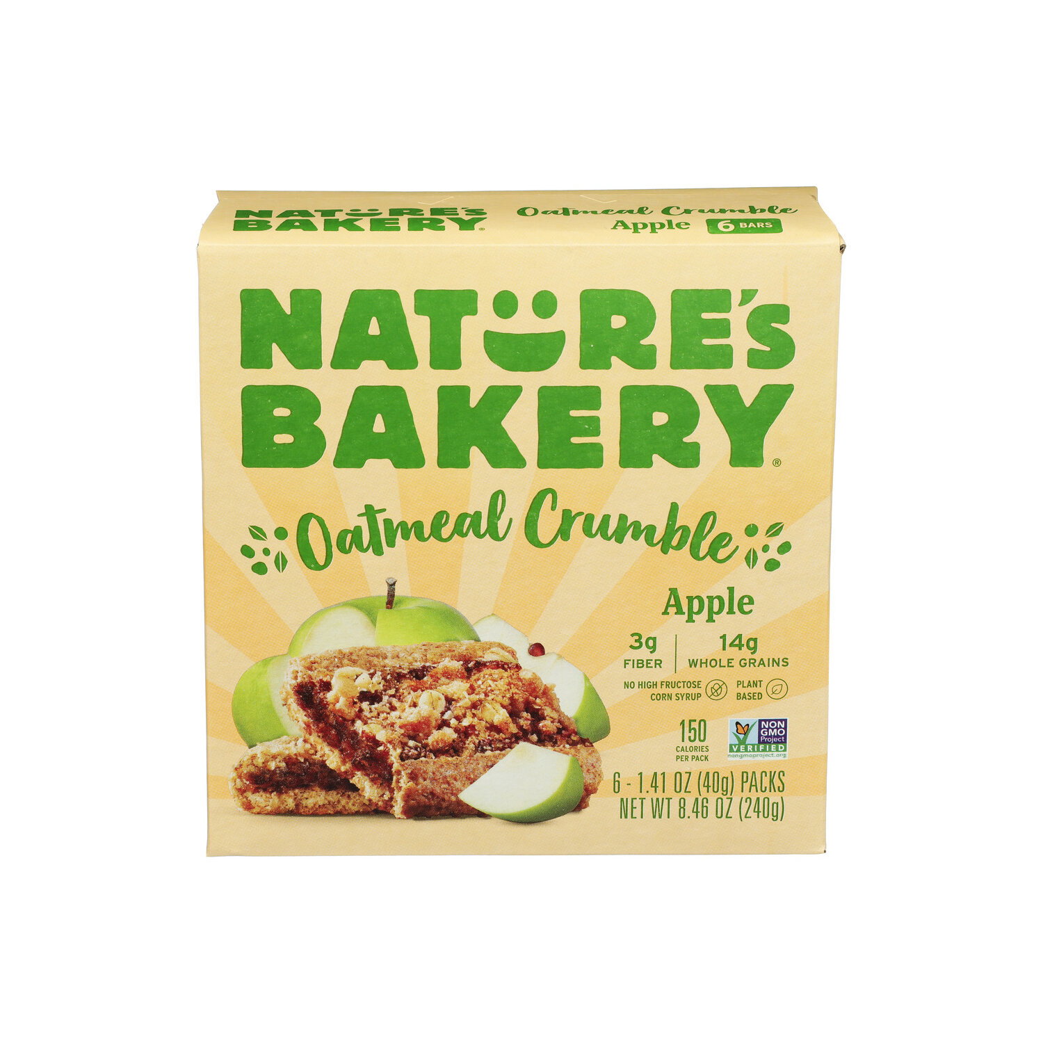 NATURE's Bakery Oatmeal Crumble Bar - 1.41 Ounce - 6 Count