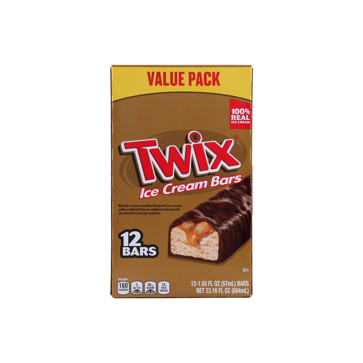 Twix Ice Cream Bars - 1.93 Fluid Ounce - 12 Count Image 1 of 4