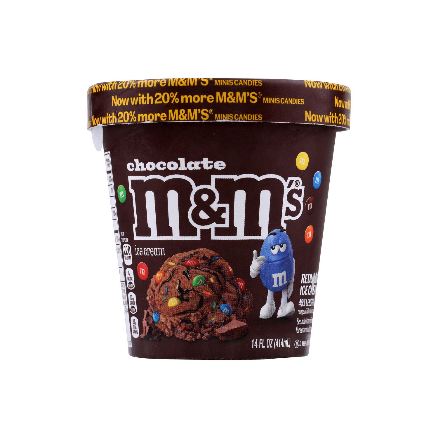 M&M's Mm Chocolate Ice Cream - 14 Fluid Ounce - Spring Market