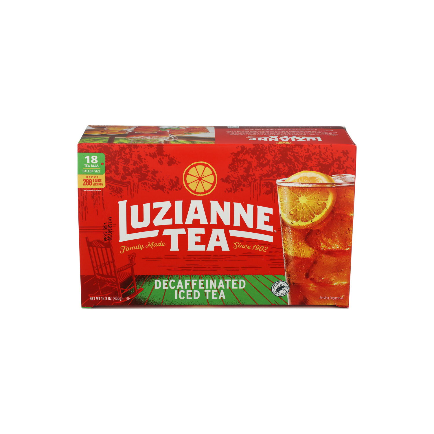 Luzianne Family Bag Iced Tea Decaffeinated - 18 Count Image 1 of 4