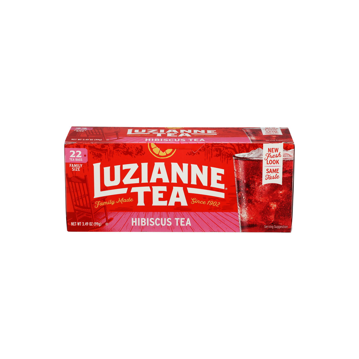 Luzianne Family Bag Tea Hibiscus - 22 Count Image 1 of 4