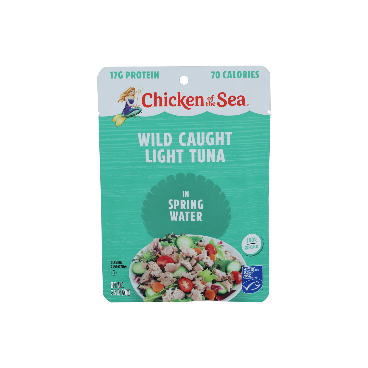Chicken Of The Sea Cos Wld Cght Lt Tuna In Sprng Wtr - 2.5 Ounce Image 1 of 4