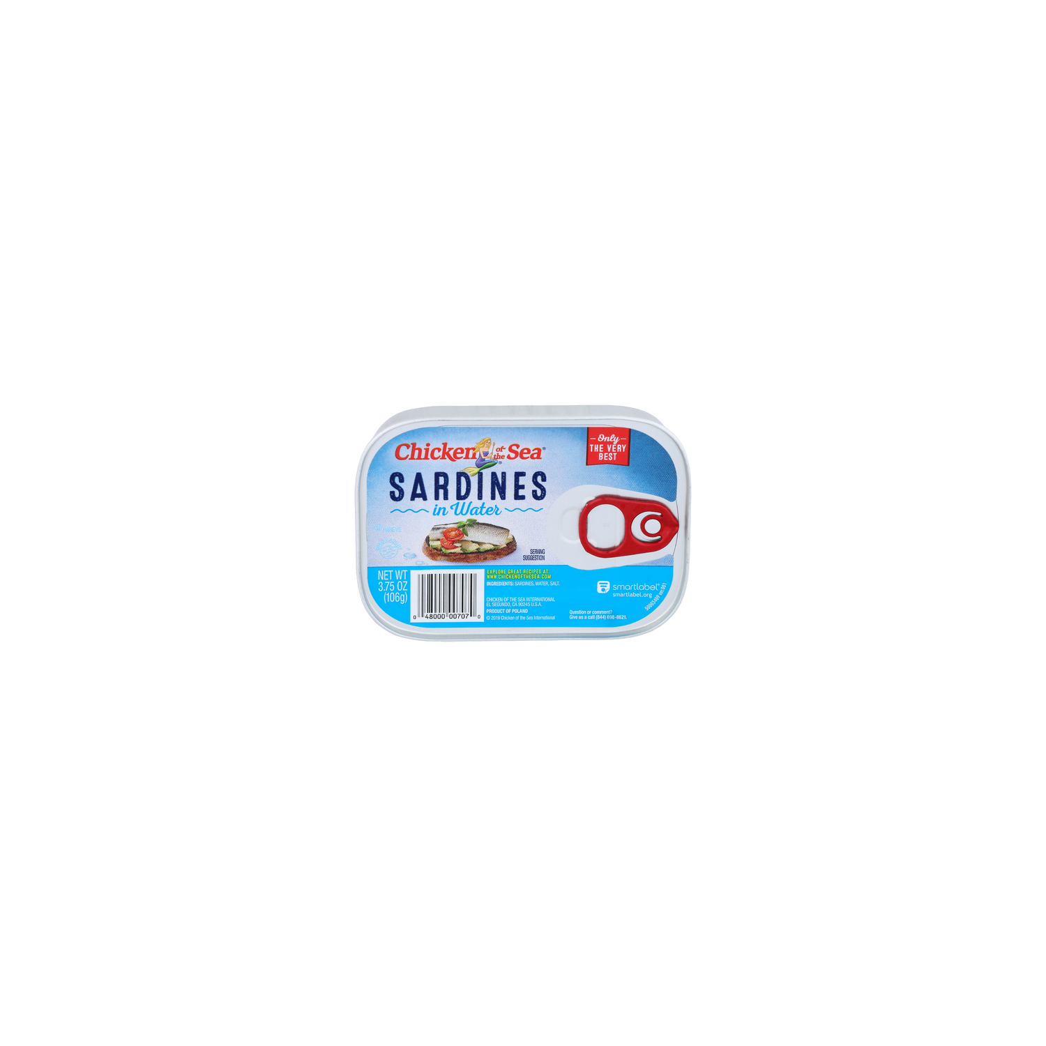 Chicken Of The Sea In Water Sardines - 3.75 Ounce Image 1 of 3