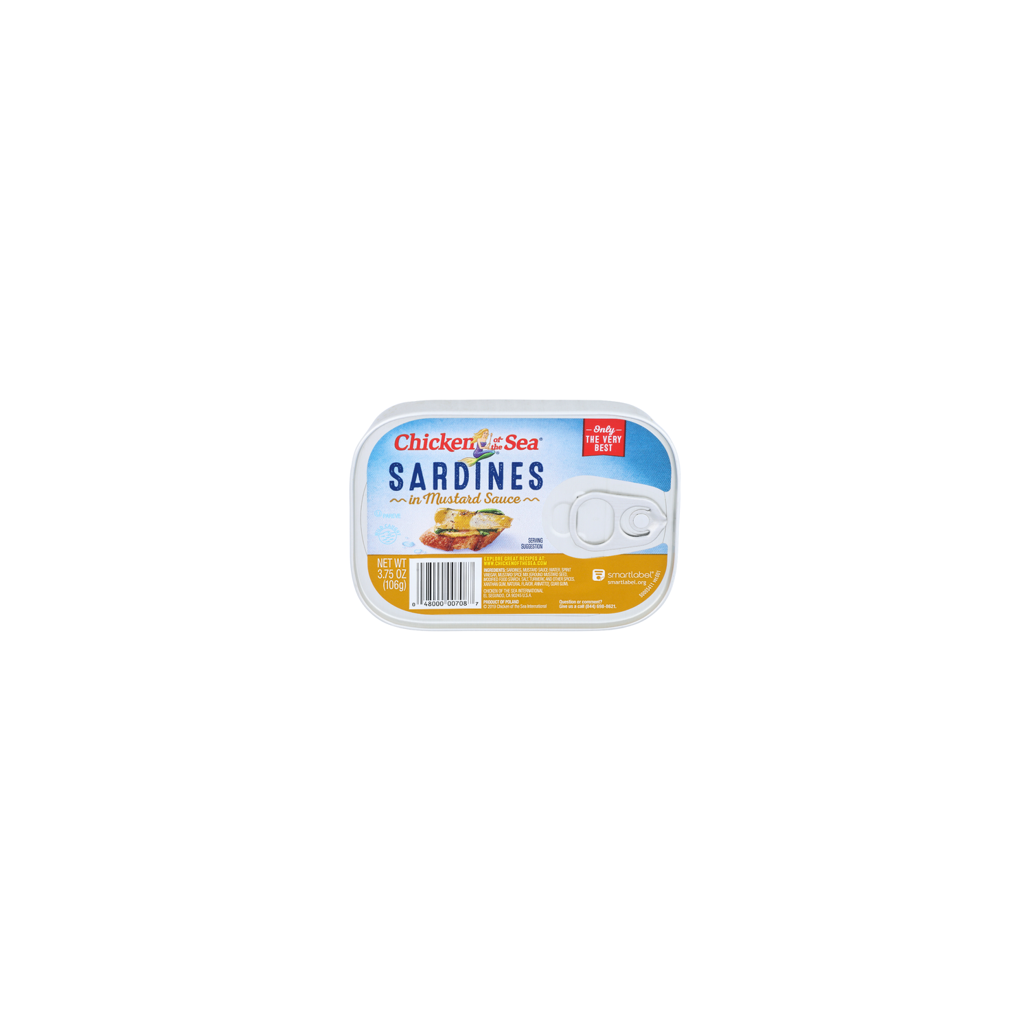 Chicken Of The Sea In Mustard Sauce Sardines - 3.75 Ounce Image 1 of 3