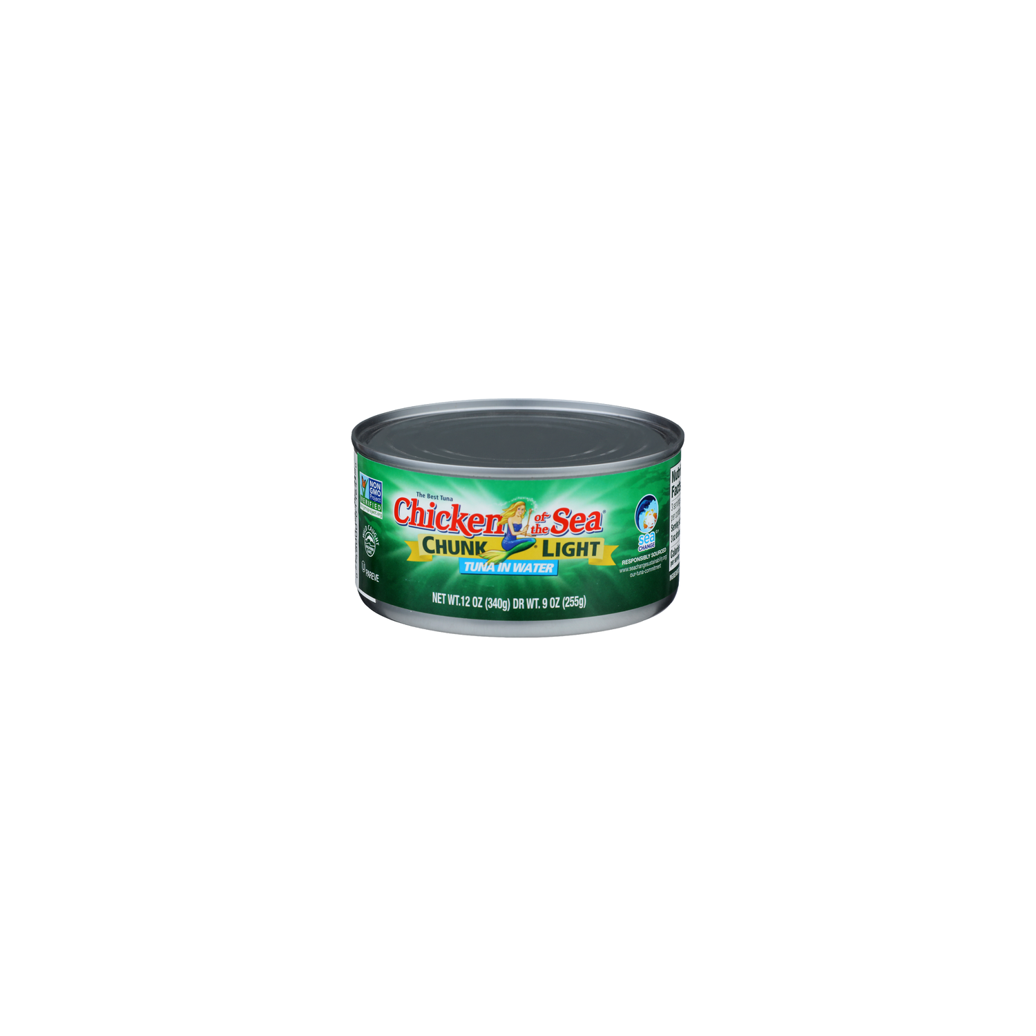 Chicken Of The Sea Tuna In Water Chunk Light - 12 Ounce Image 1 of 4