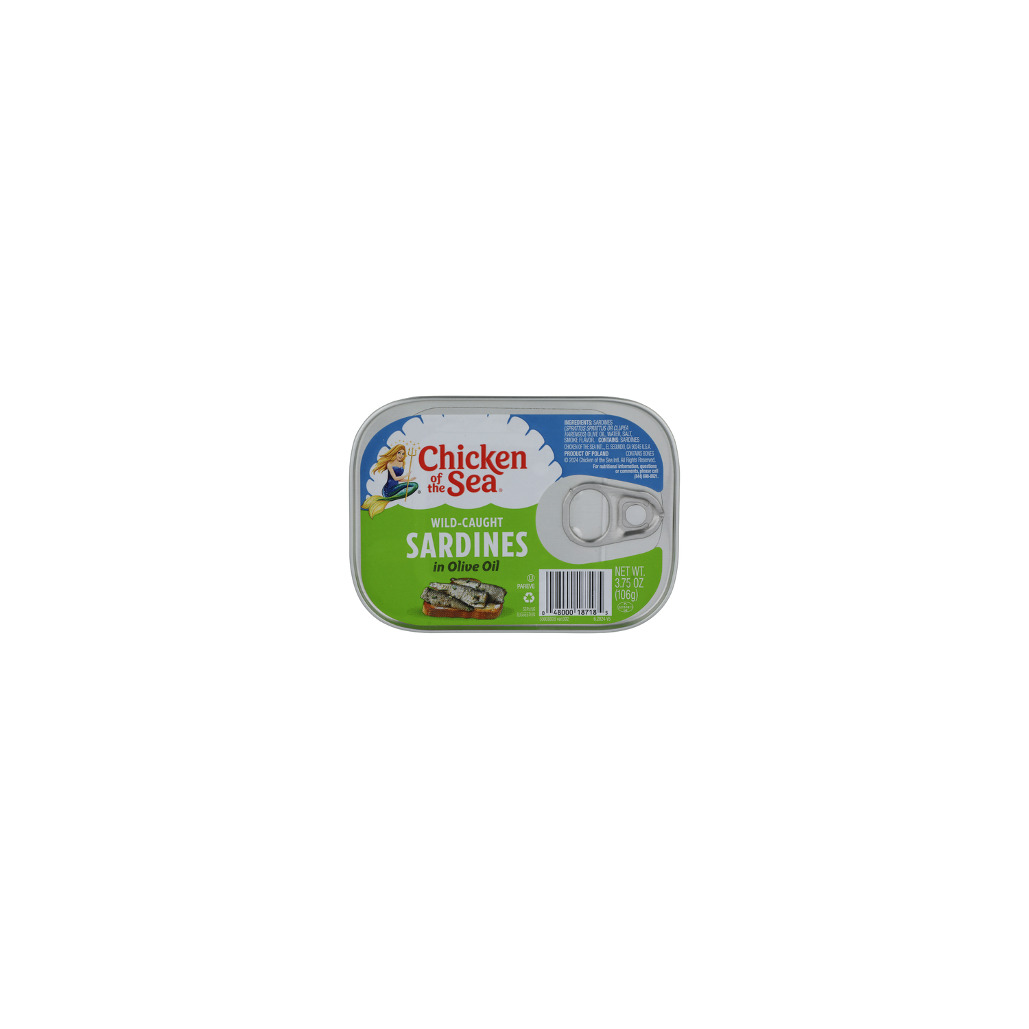 Chicken Of The Sea Cos Sardines In Olive Oil - 3.75 Ounce Image 1 of 3