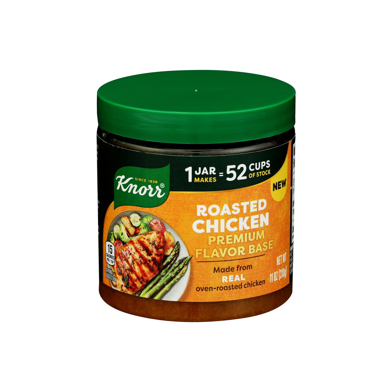 Knorr Chicken Paste Roasted Premium Flavor Base - 11 Ounce Image 1 of 4
