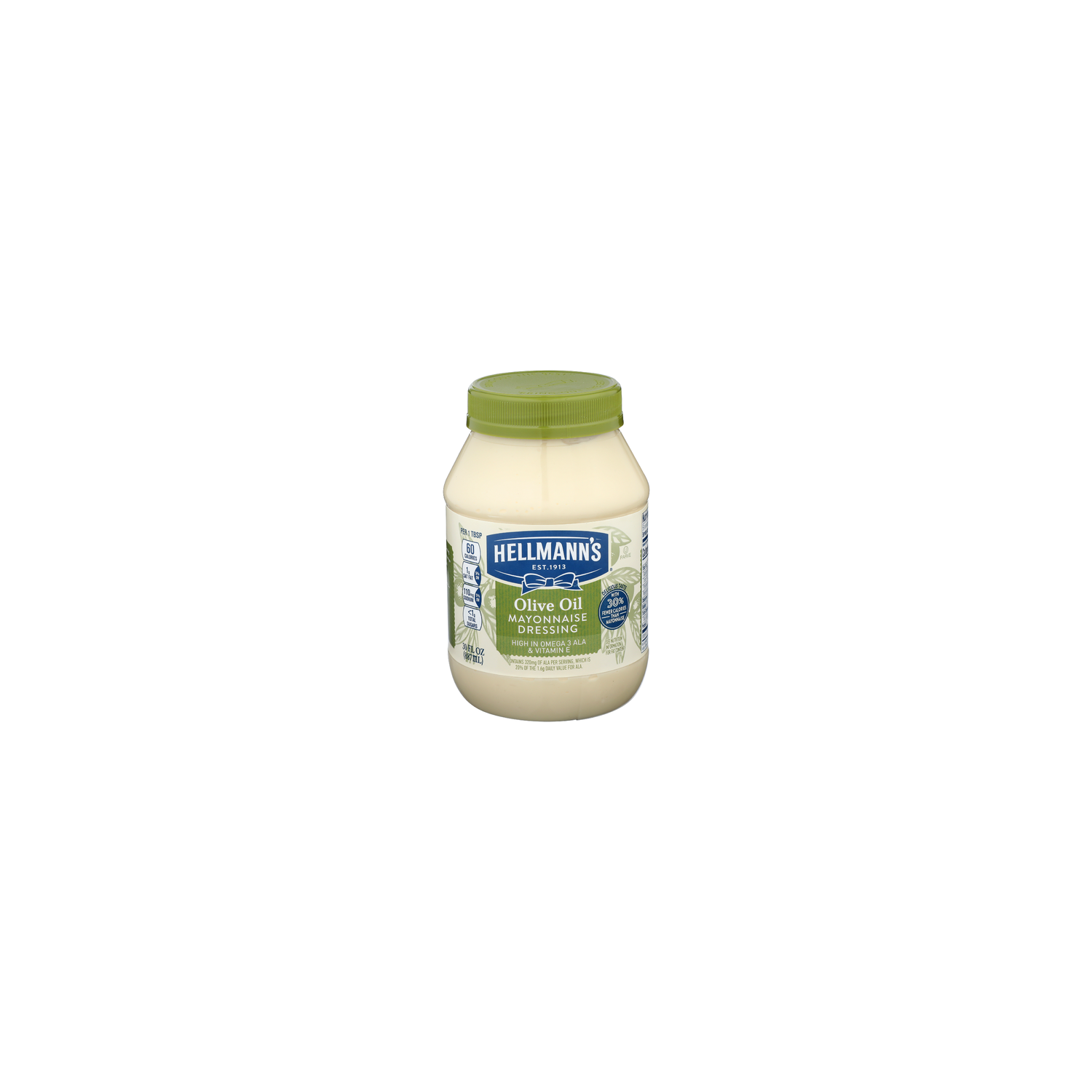 HELLMANN's Olive Oil Mayonnaise Dressing - 30 Fluid Ounce Image 1 of 4