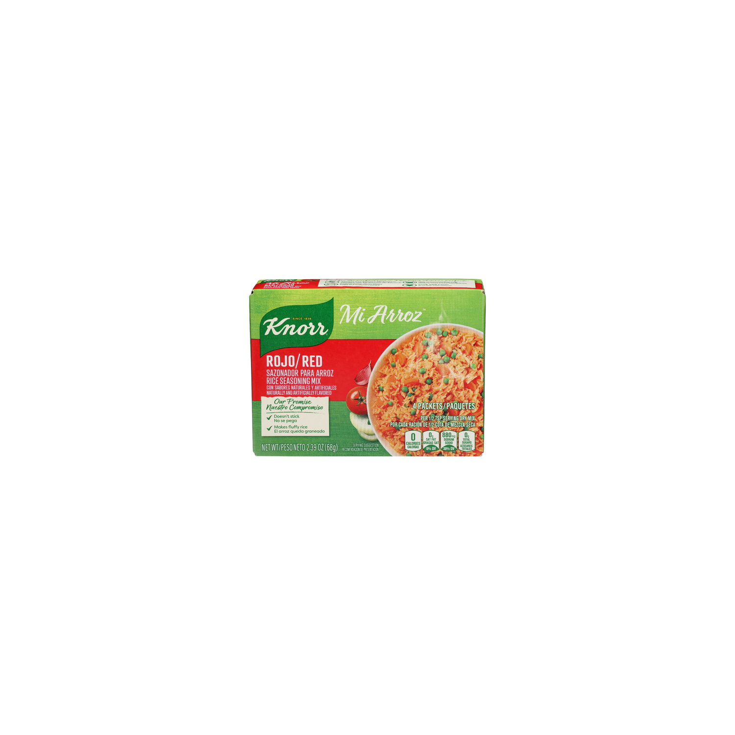 Knorr Mi Arroz Red Rice Seasoning Mix - 0.598 Ounce - 4 Count Image 1 of 4