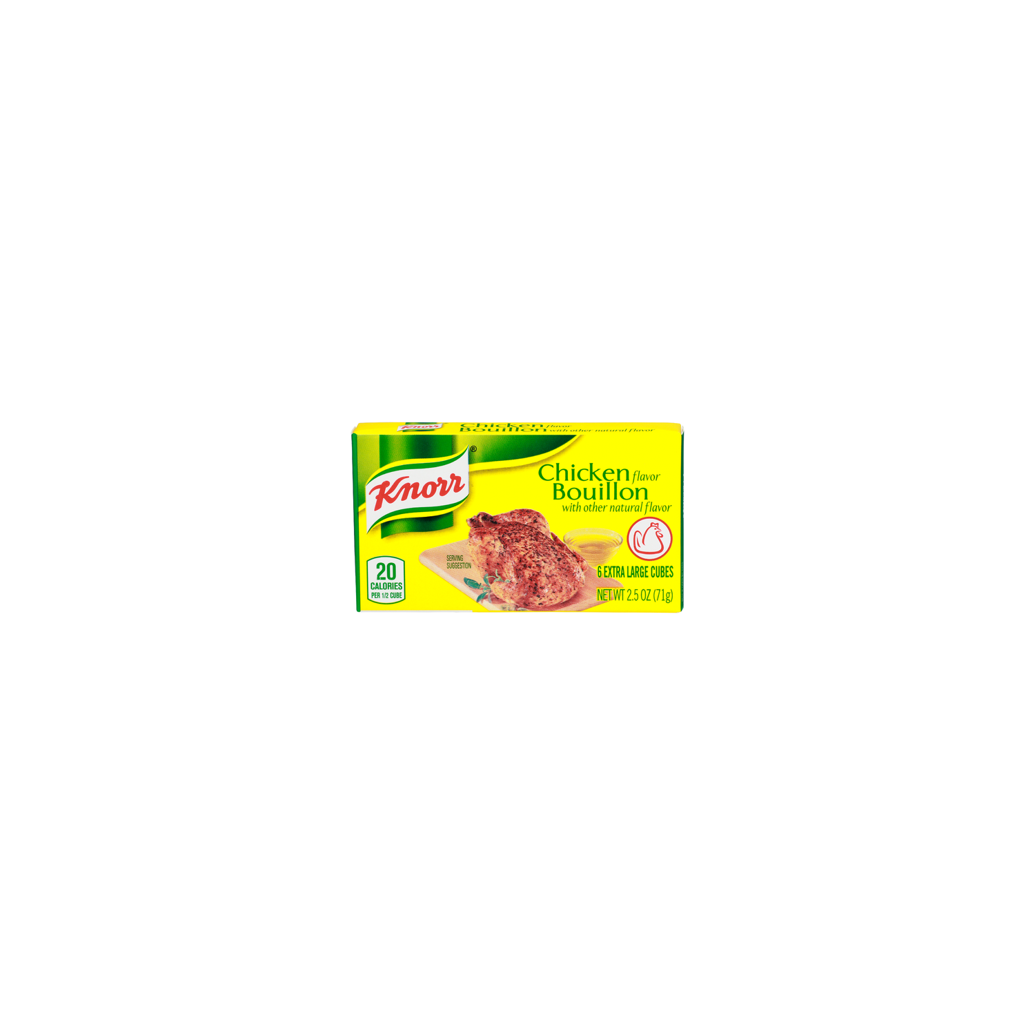 Knorr Chicken Flavor Bouillon - 0.417 Ounce - 6 Count Image 1 of 4