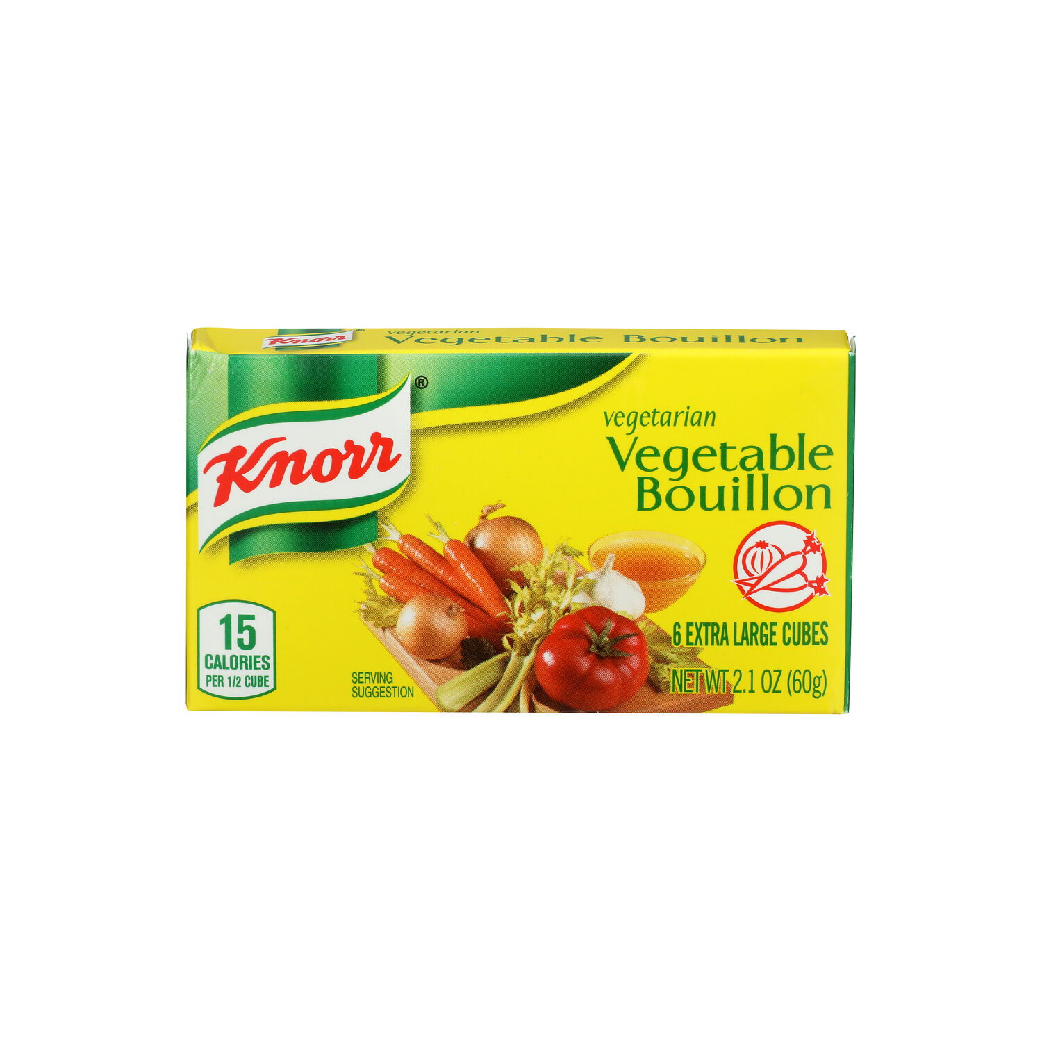 Knorr Vegetable Bouillon - 0.35 Ounce - 6 Count Image 1 of 4