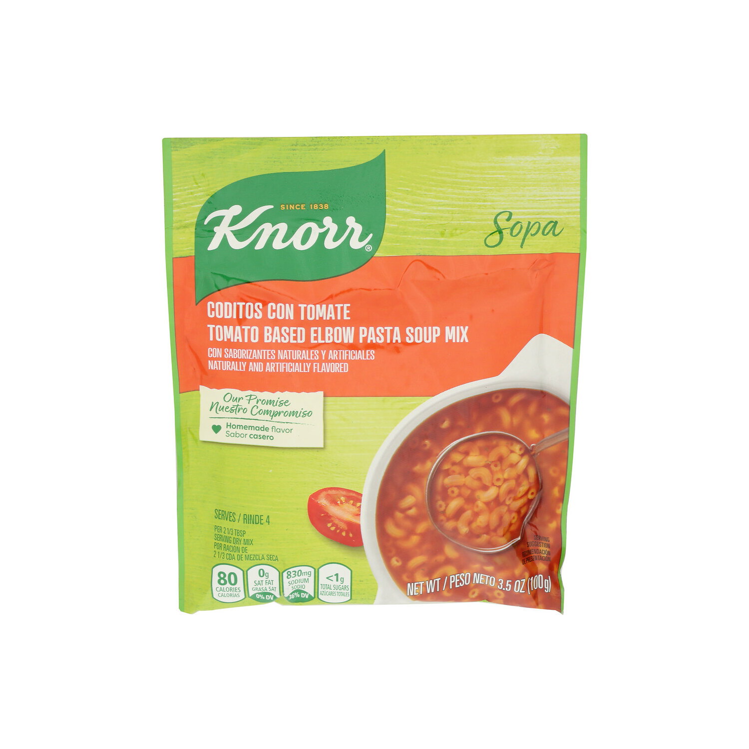 Knorr Mexican Tomato Based Elbow Pasta Soup Mix - 0.875 Ounce - 4