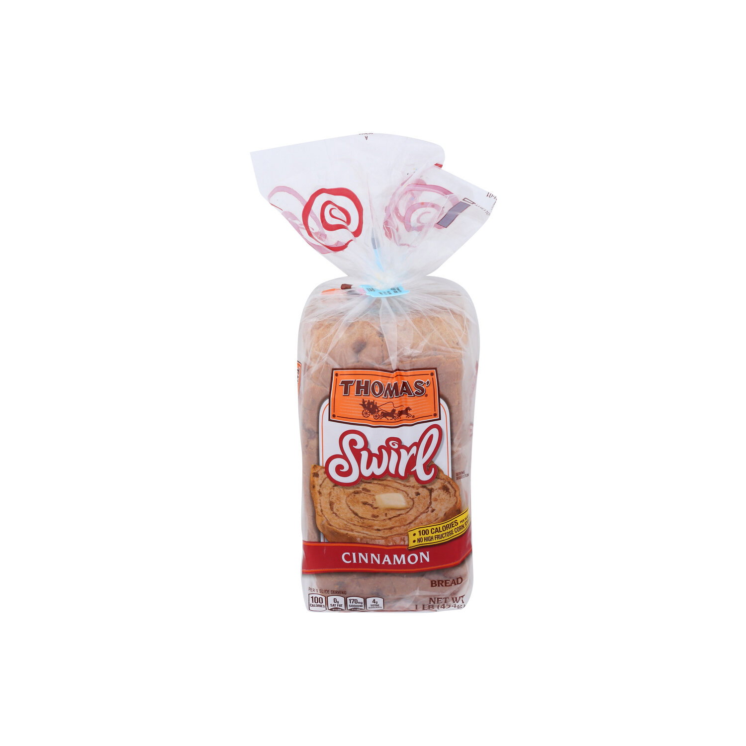 THOMAS' Swirl Cinnamon Bread - 1 Pound Image 1 of 4