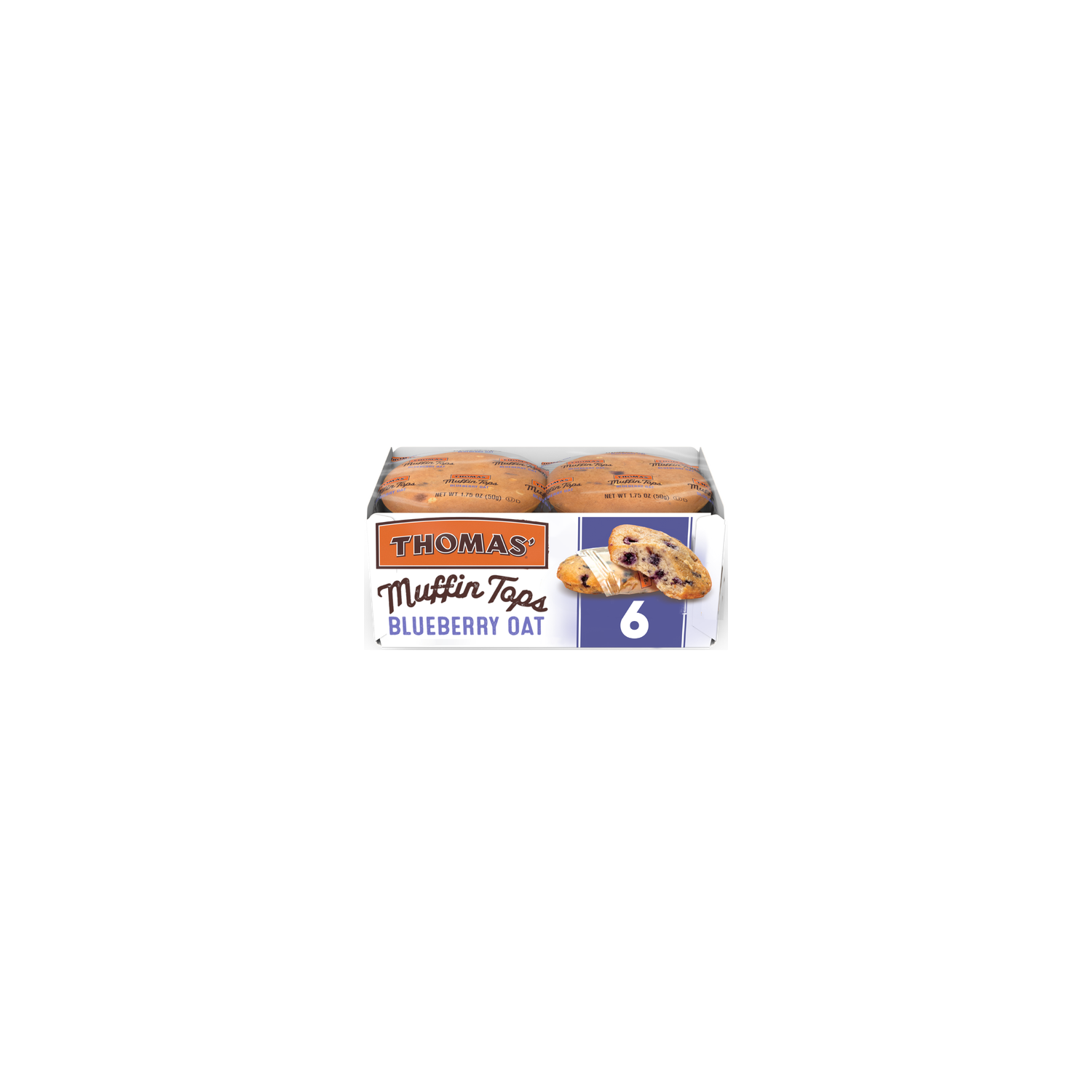 Thomas' Blueberry Oat Muffin Tops - 10.5 Fluid Ounce Image 1 of 4