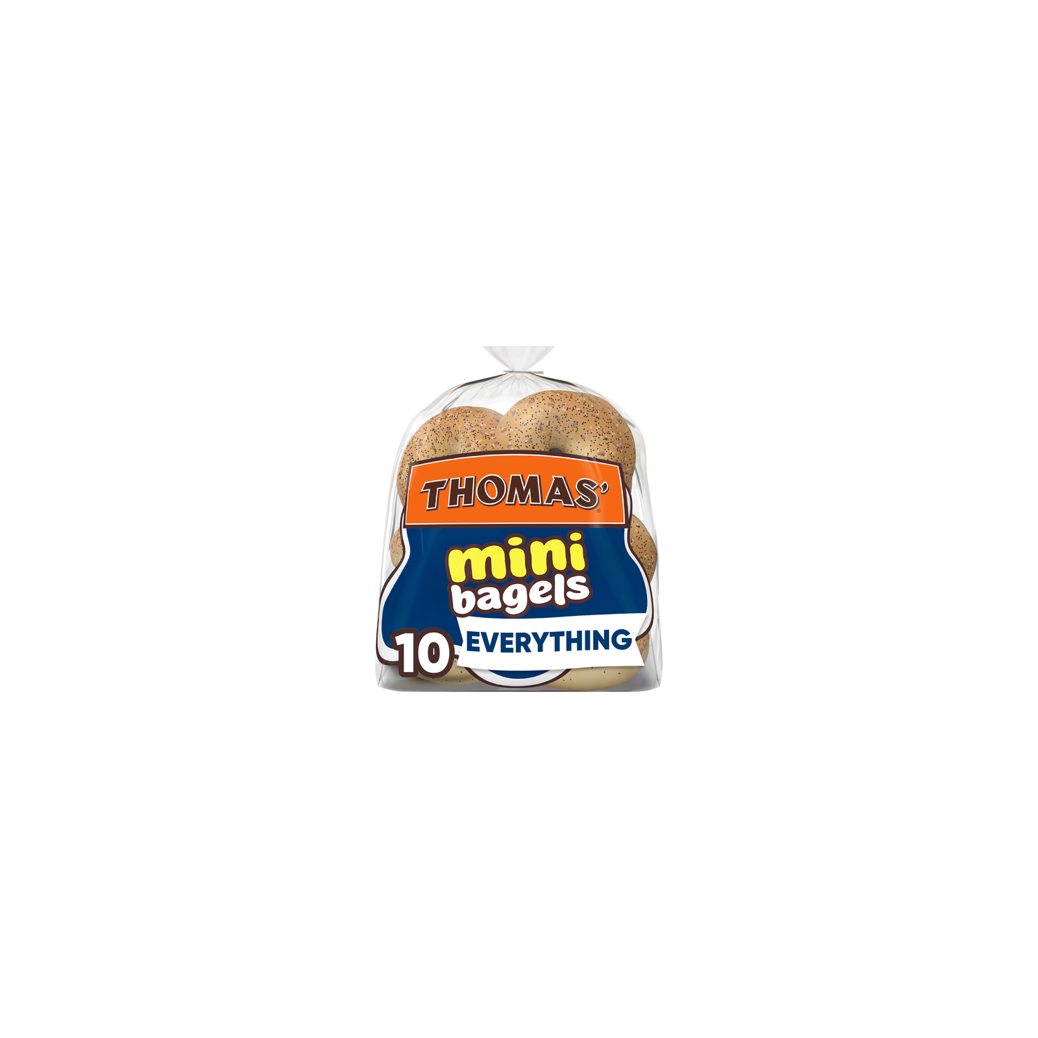 Thomas' Everything Mini Bagels, , Each Kosher Bag - 15 Ounce Image 1 of 4