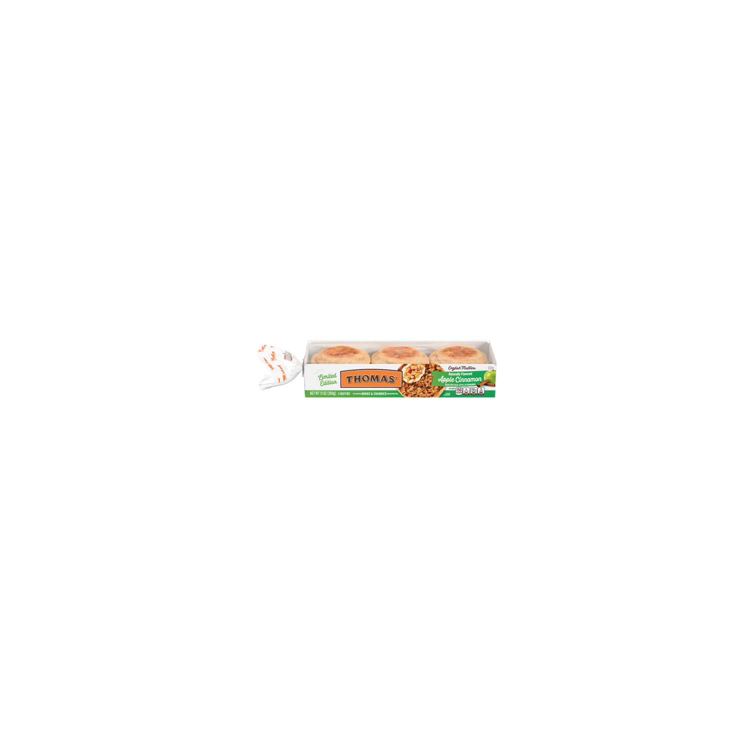 Thomas' Apple Cinnamon English Muffins - 13 Ounce Image 1 of 4