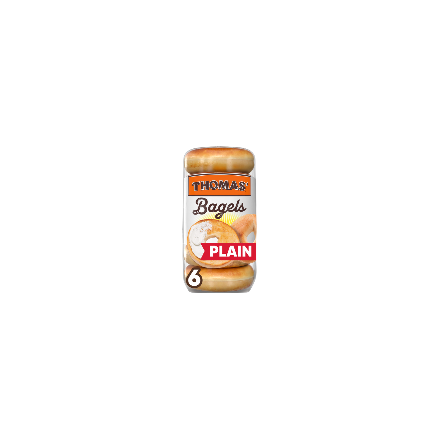 Thomas' Plain Bagels - 18 Fluid Ounce Image 1 of 4