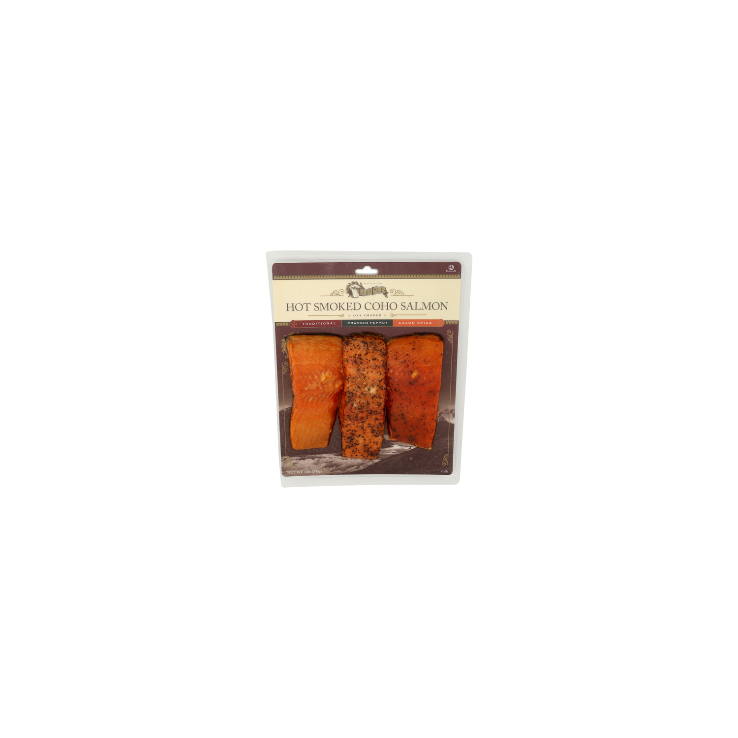 Echo Falls Smoked Coho Salmon Trio - 12 Ounce Image 1 of 4
