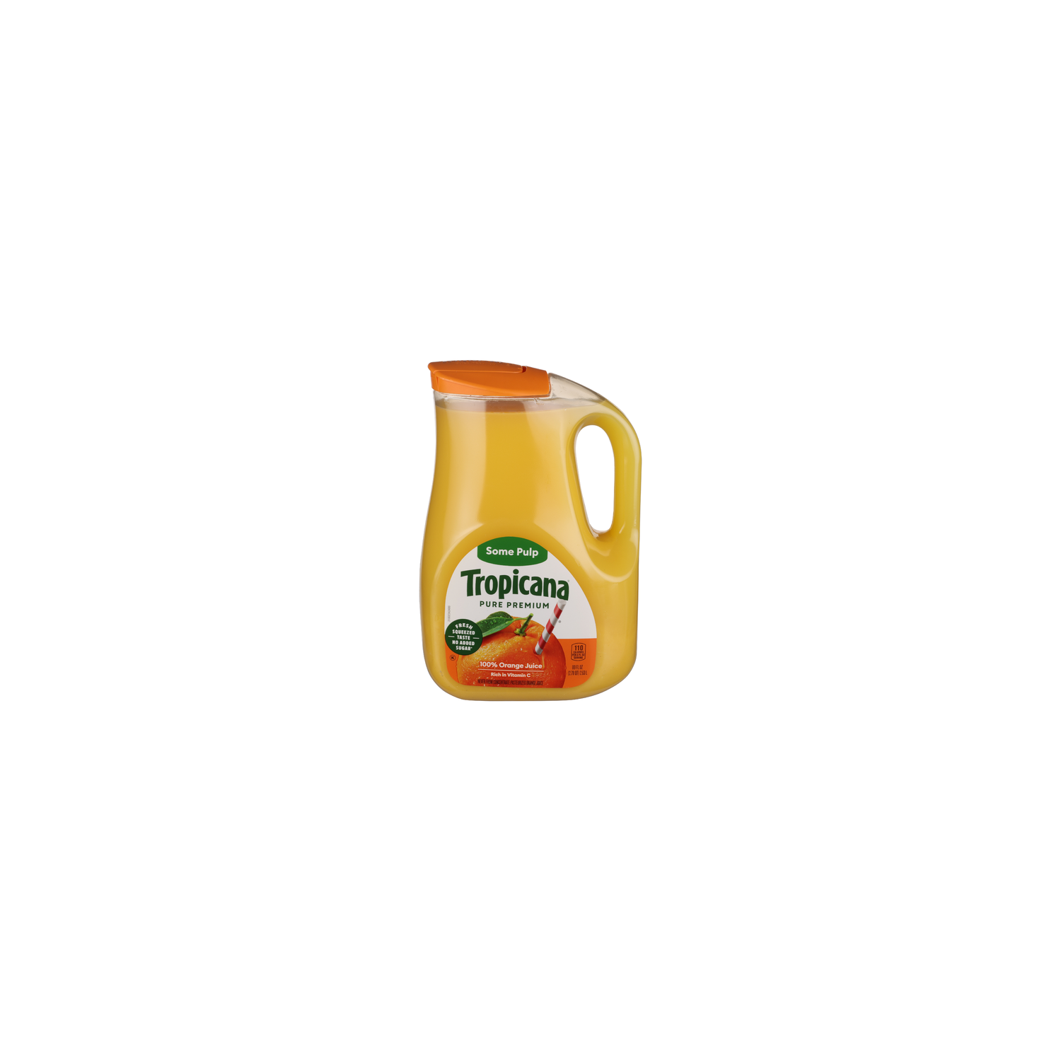 Tropicana Pure Premium Oj Some Pulp Homestyle Orange - 89 Fluid