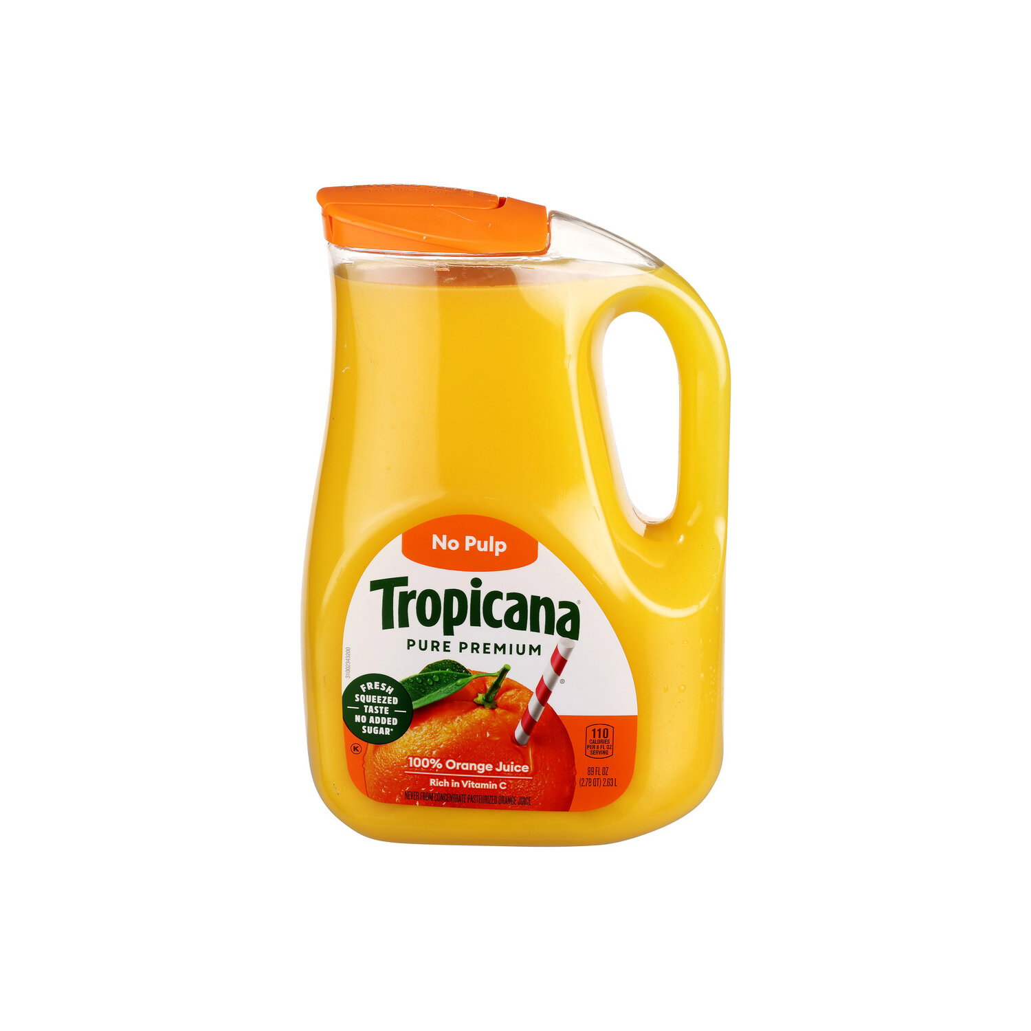 Tropicana No Pulp Chilled Juice Pure Premium Orange Original - 89
