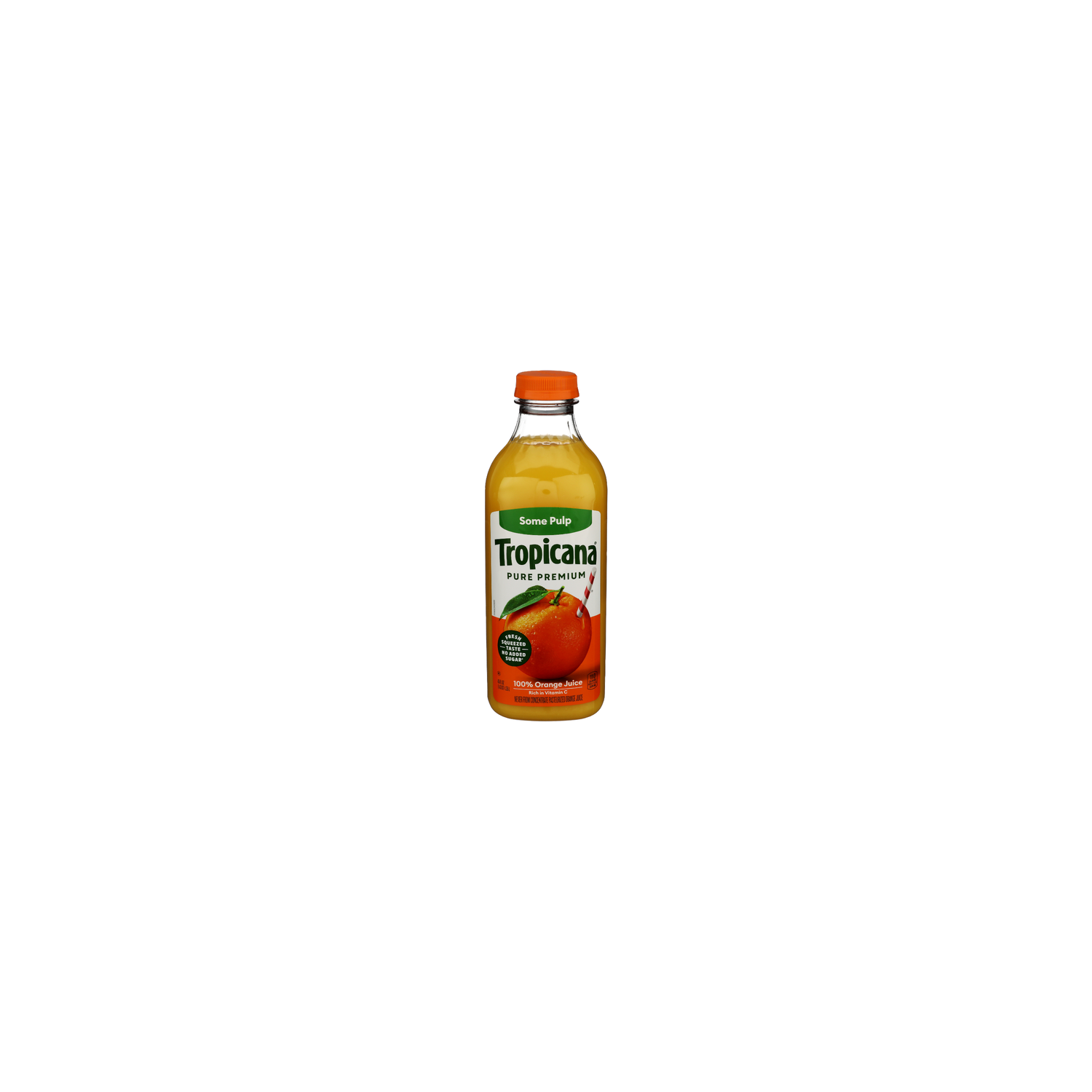 Tropicana Some Pulp Pure Premium 100% Orange Juice - 46 Fluid Ounce Image 1 of 4