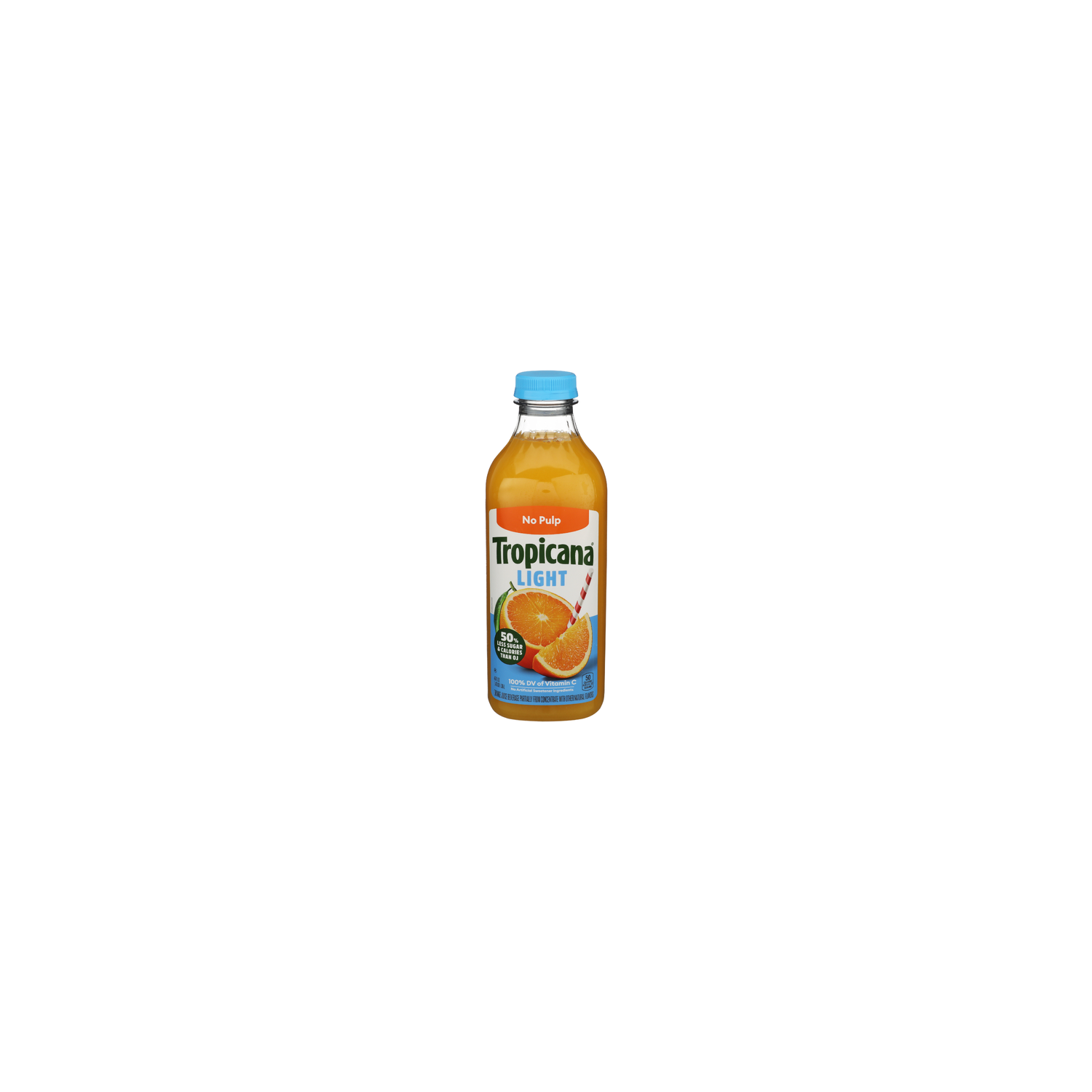 Tropicana No Pulp Light Pure Premium Orange Juice - 46 Fluid Ounce Image 1 of 4
