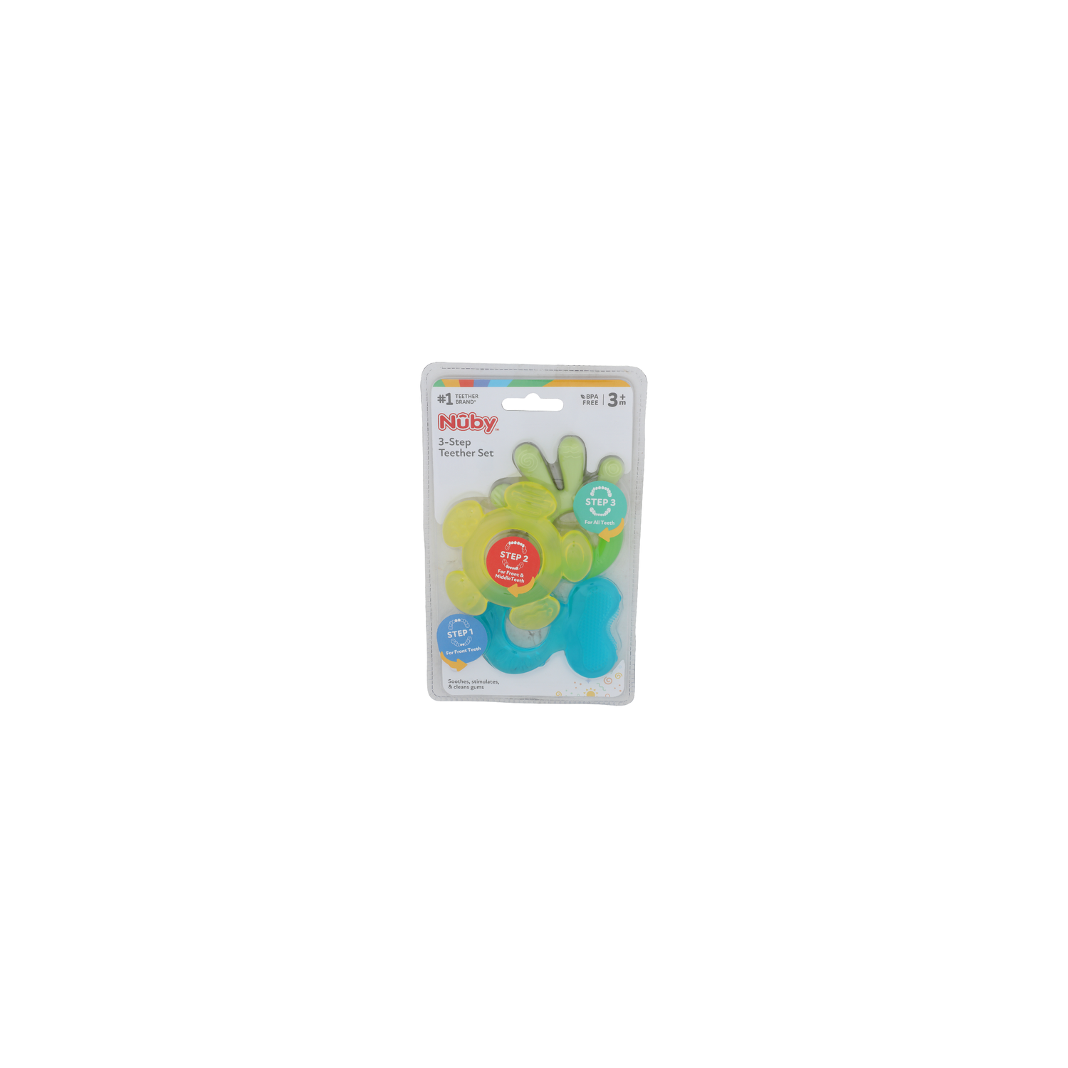 Nuby 3-Step Teether Set - 1 Each Image 1 of 2