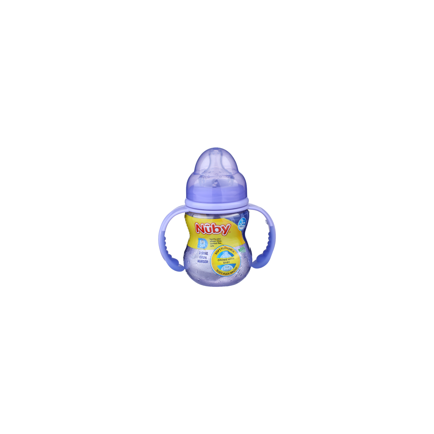 Nuby 3-Stage Grow Nurser - 8 Ounce Image 1 of 2