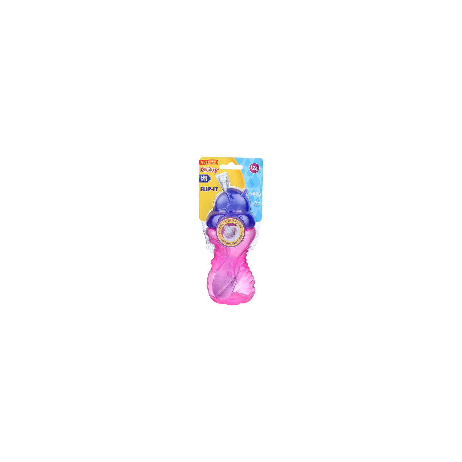 Nuby Flip-It Bottle - 10 Ounce Image 1 of 2
