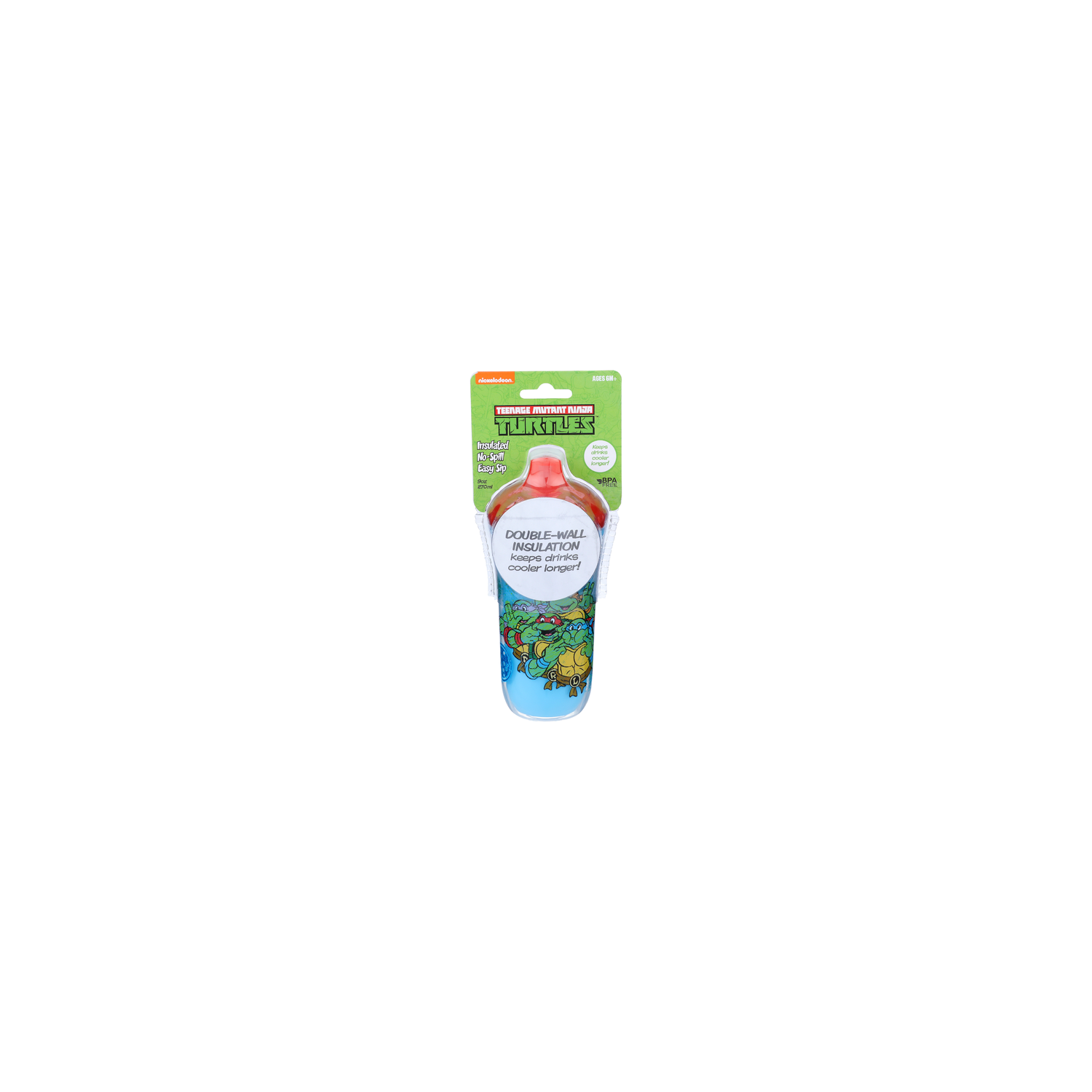 Nuby Teenage Mutant Ninja Turtles Insulated No-Spill Easy Sip - 9 Ounce Image 1 of 2