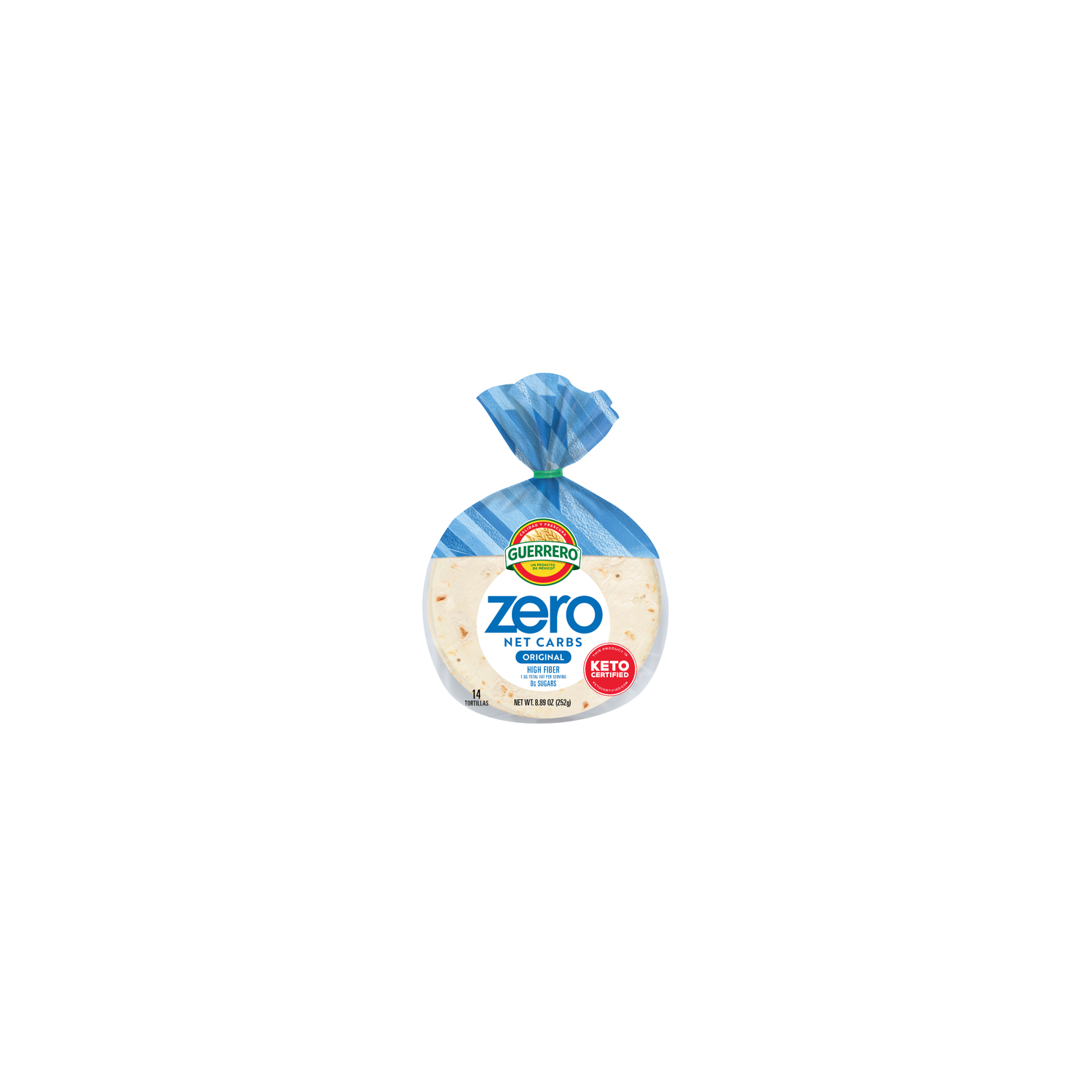 Guerrero Zero Net Carbs Original Street Taco Size Tortillas - 0.635 Ounce - 14 Count Image 1 of 4