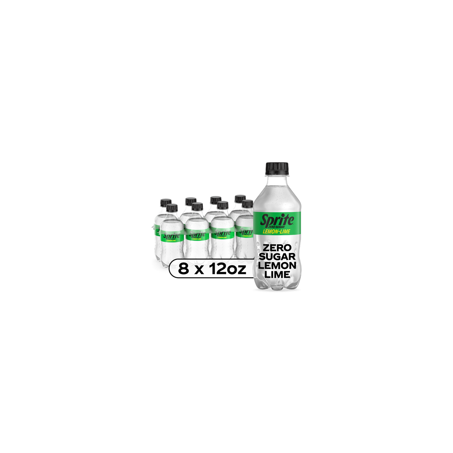 Sprite Zero Sugar Lemon Lime Soda Pop Soft - 96 Fluid Ounce Image 1 of 4