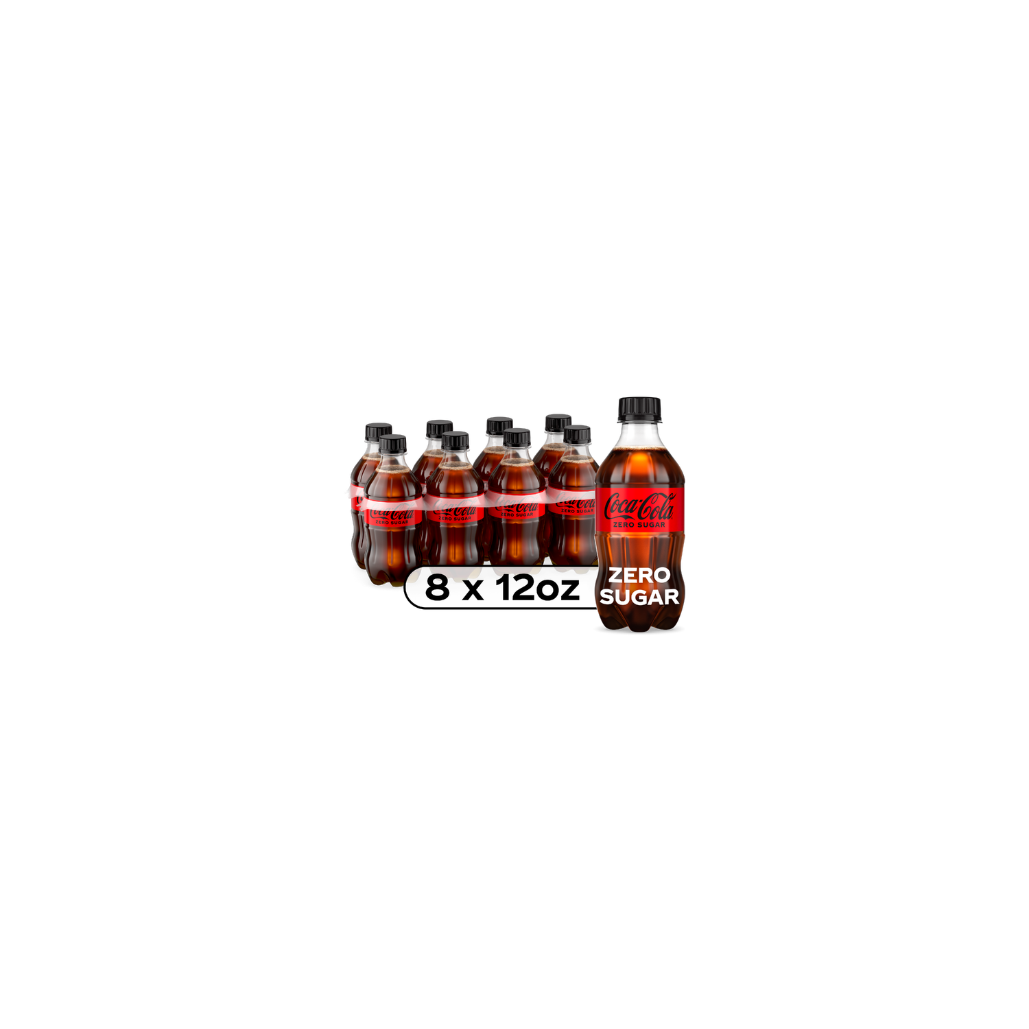 Coca-Cola Zero Sugar Soda Soft Drink - 96 Fluid Ounce Image 1 of 4
