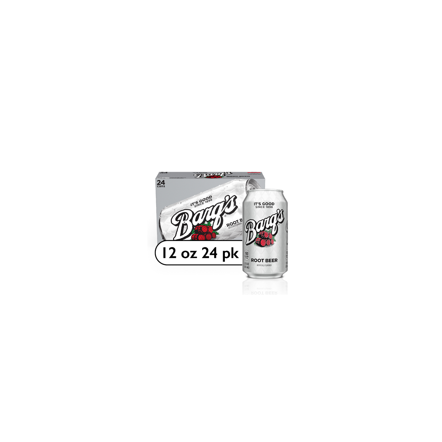 Barq's Root Beer Cans - 288 Fluid Ounce Image 1 of 4