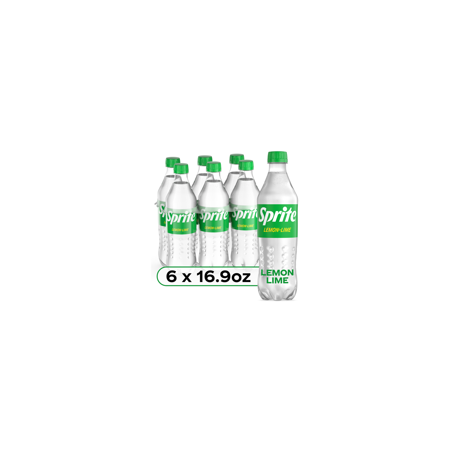 Sprite Lemon Lime Soda Soft Drinks - 101.4 Fluid Ounce Image 1 of 4