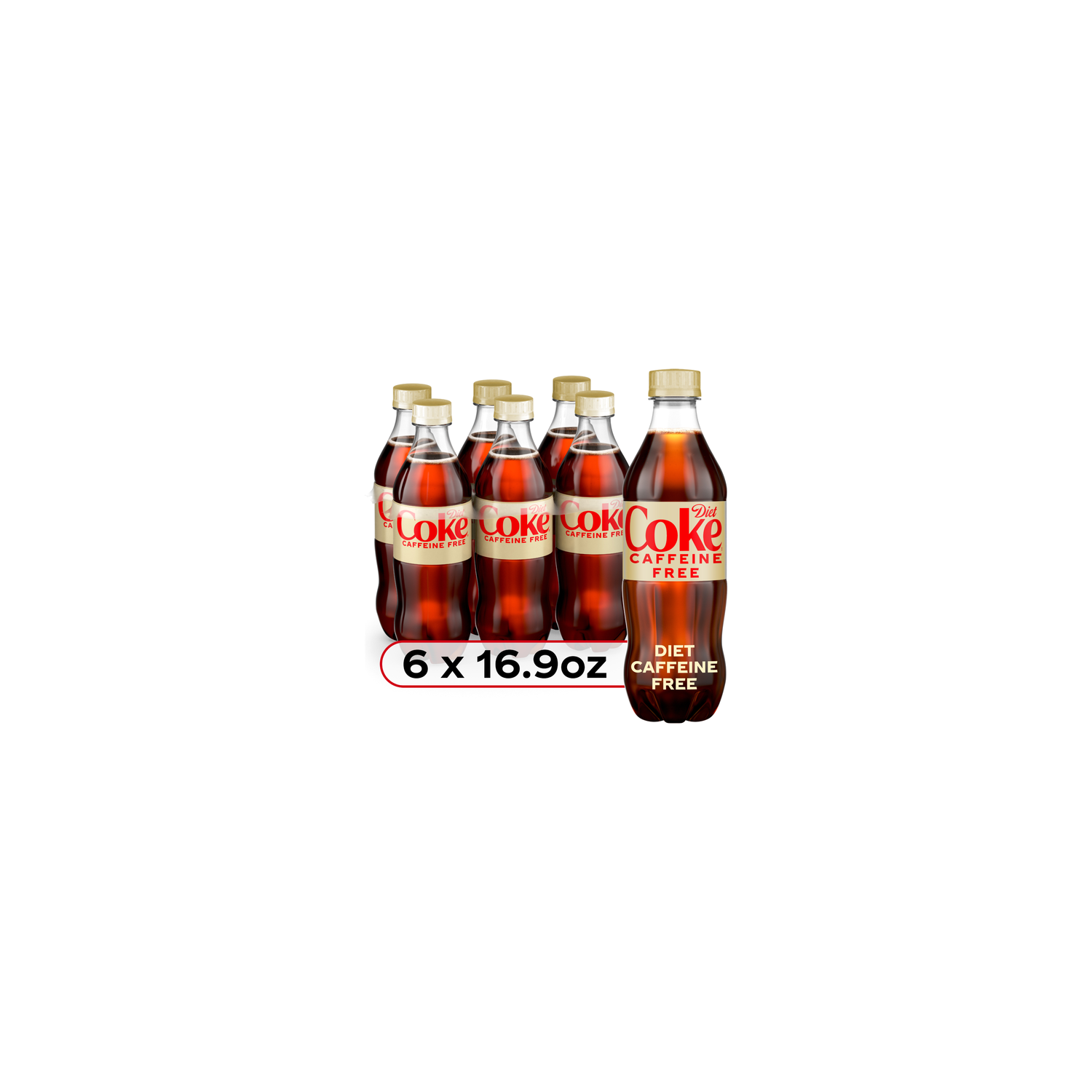 Diet Coke Caffeine Free Soda Soft Drink - 101.4 Fluid Ounce Image 1 of 4