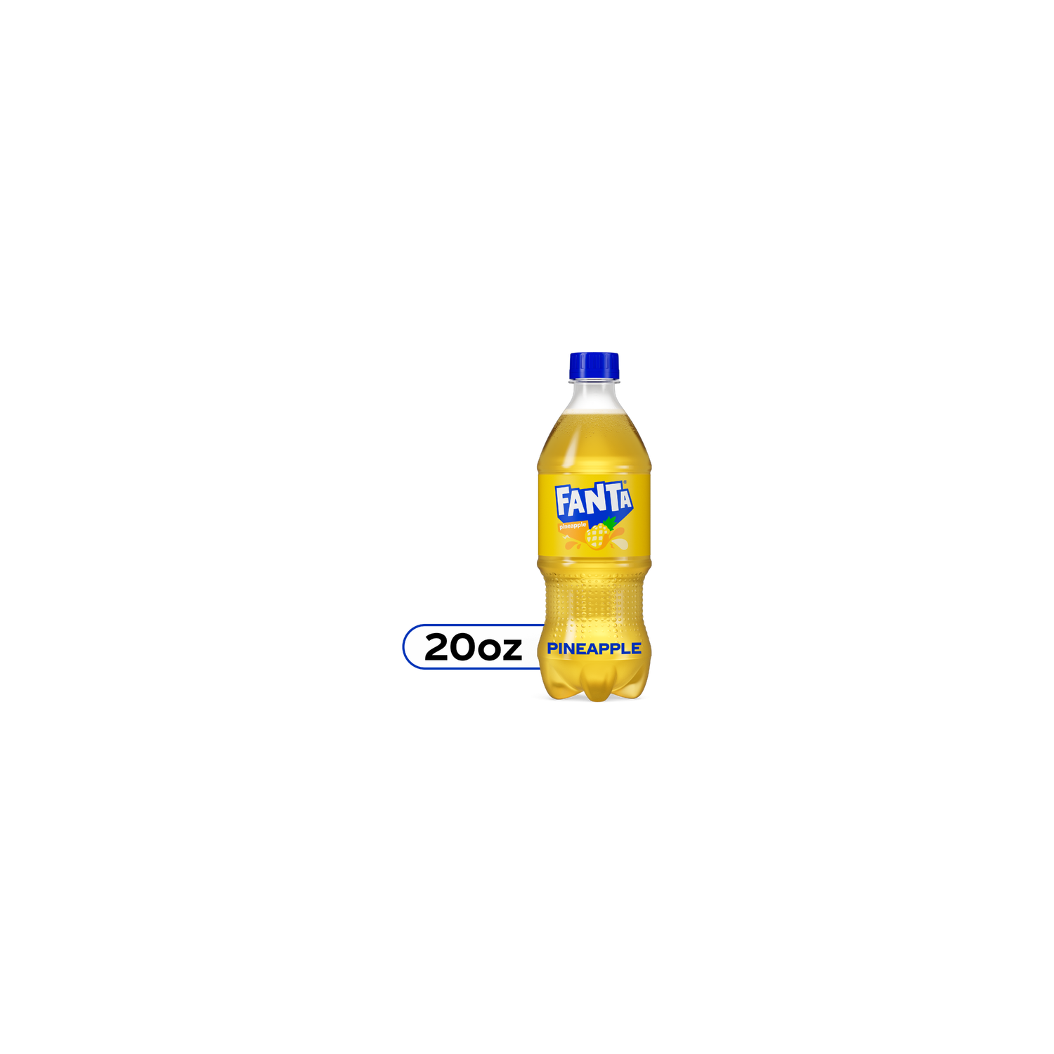 Fanta Pineapple Soda Bottle - 20 Fluid Ounce Image 1 of 4