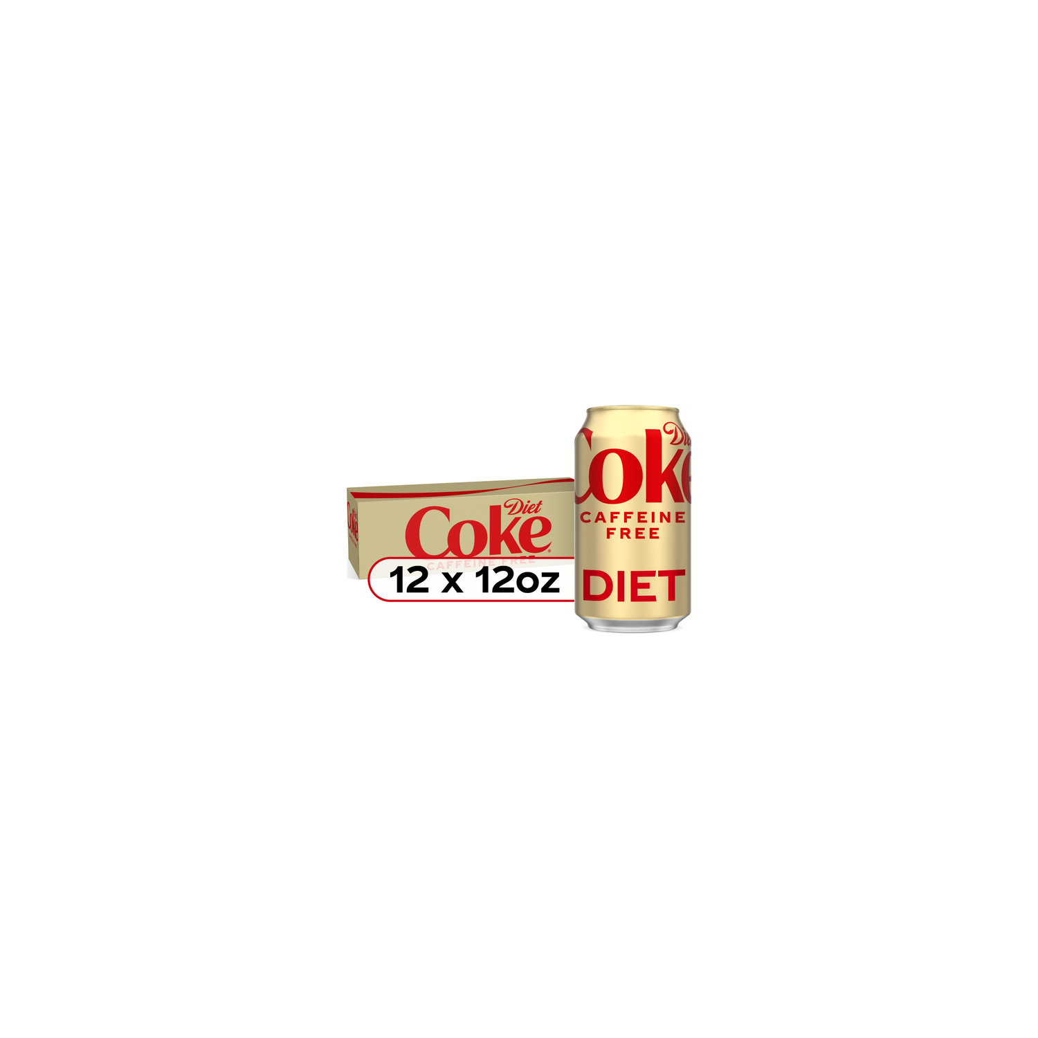 Diet Coke Caffeine Free Soda Soft Drink - 144 Fluid Ounce Image 1 of 4