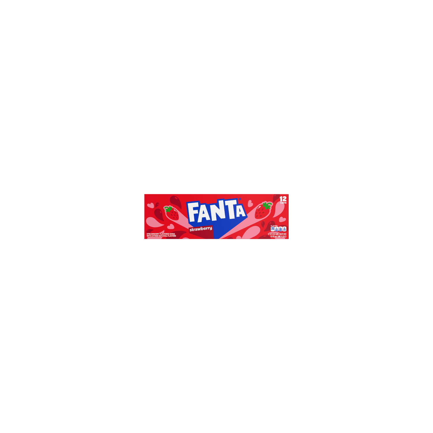 Fanta Strawberry Flavoured Drink, 320ml (Pack Of 6