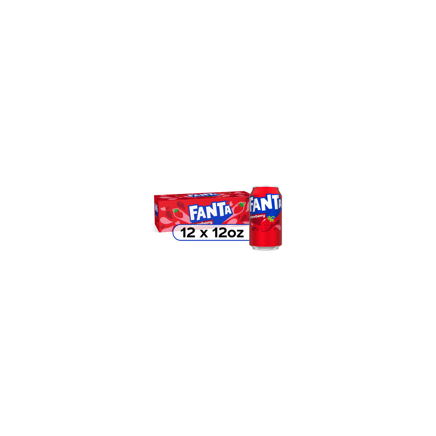 Fanta Strawberry Soda Soft Drink - 144 Fluid Ounce Image 1 of 4